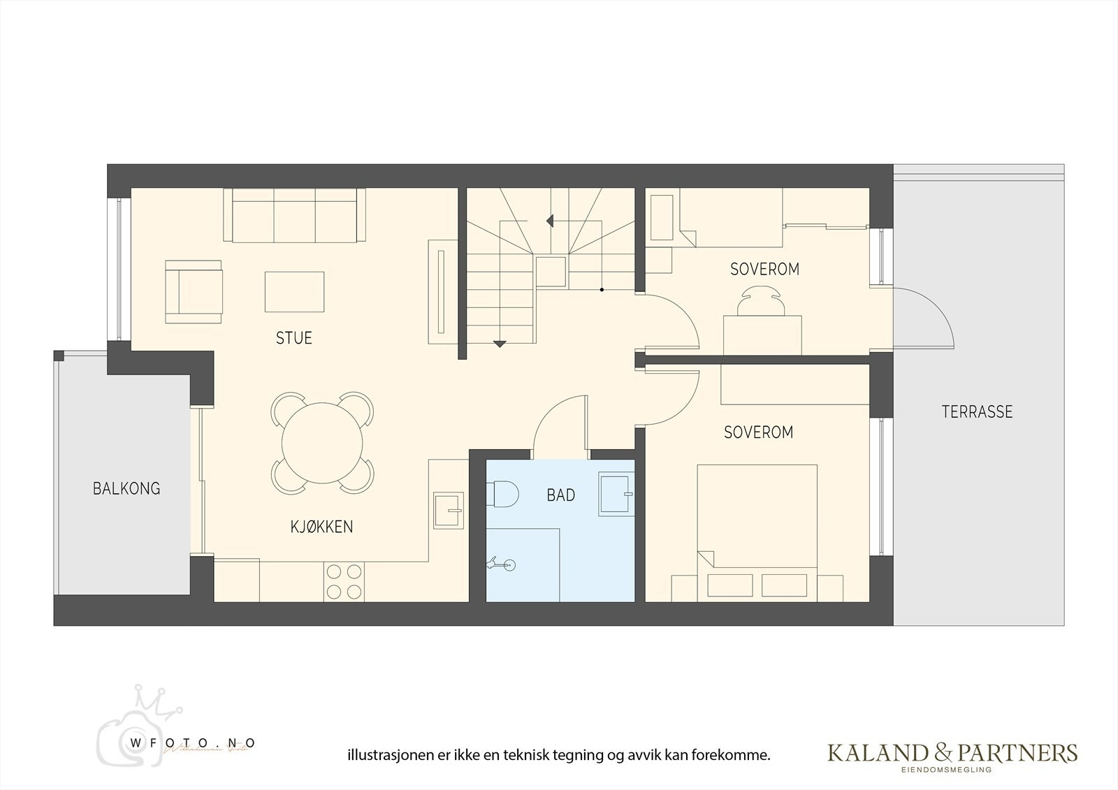 Plantegning 2.etasje Galleribilde