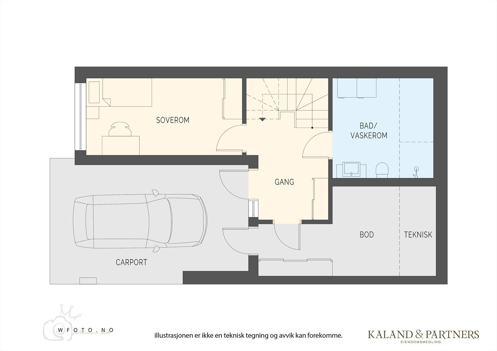 Plantegning 1.etasje Galleribilde