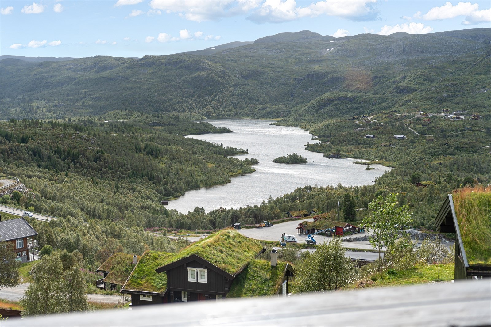 Utsikt mot nærliggende natur Galleribilde