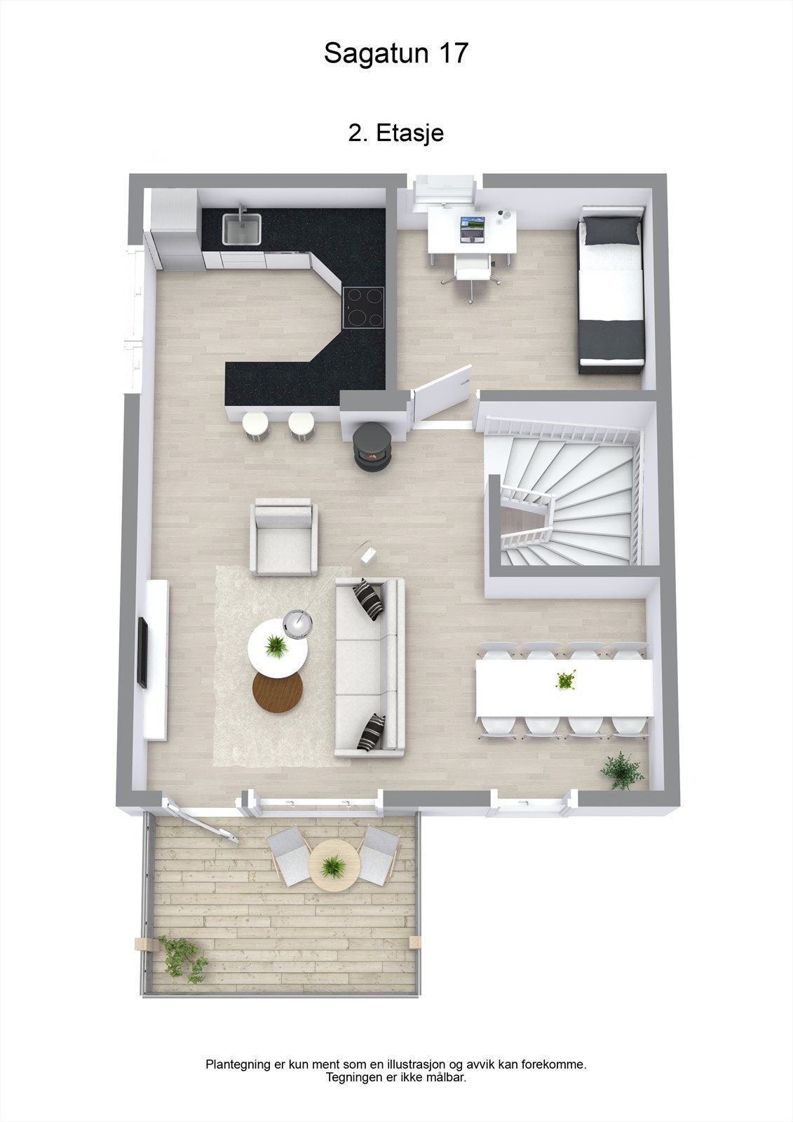 Plantegning 2. etasje. Galleribilde