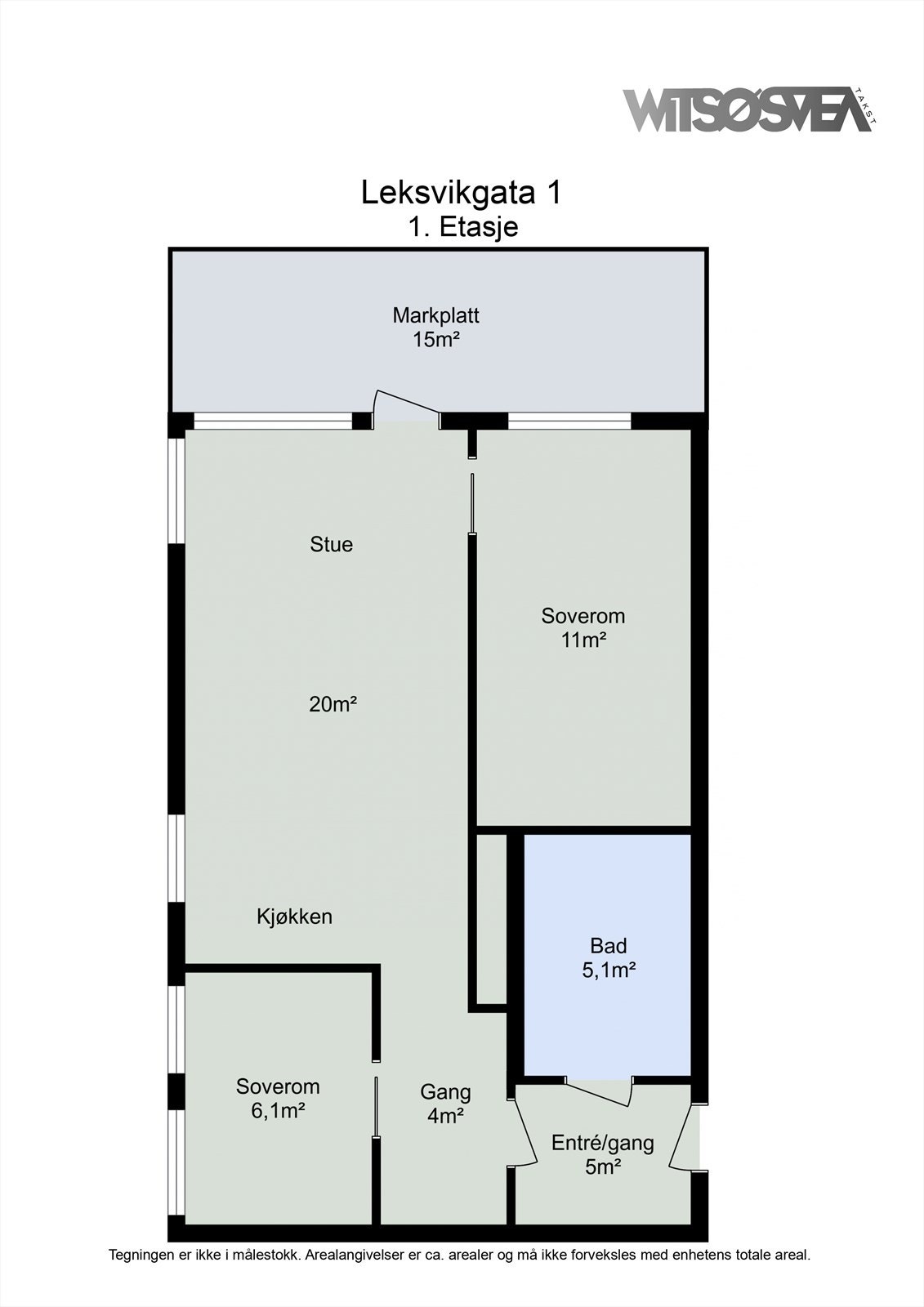 Planskisse Galleribilde