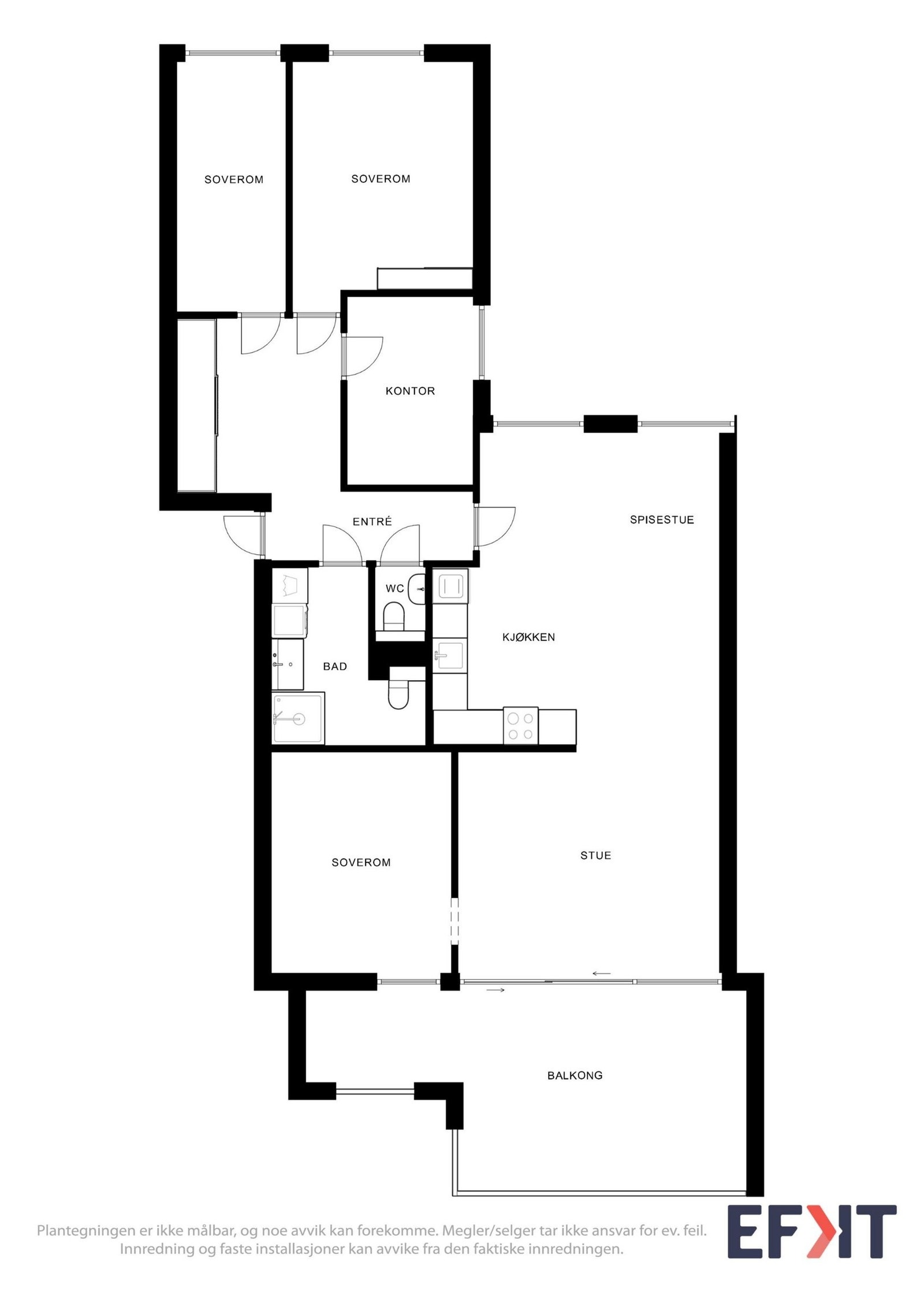 Plantegning Galleribilde