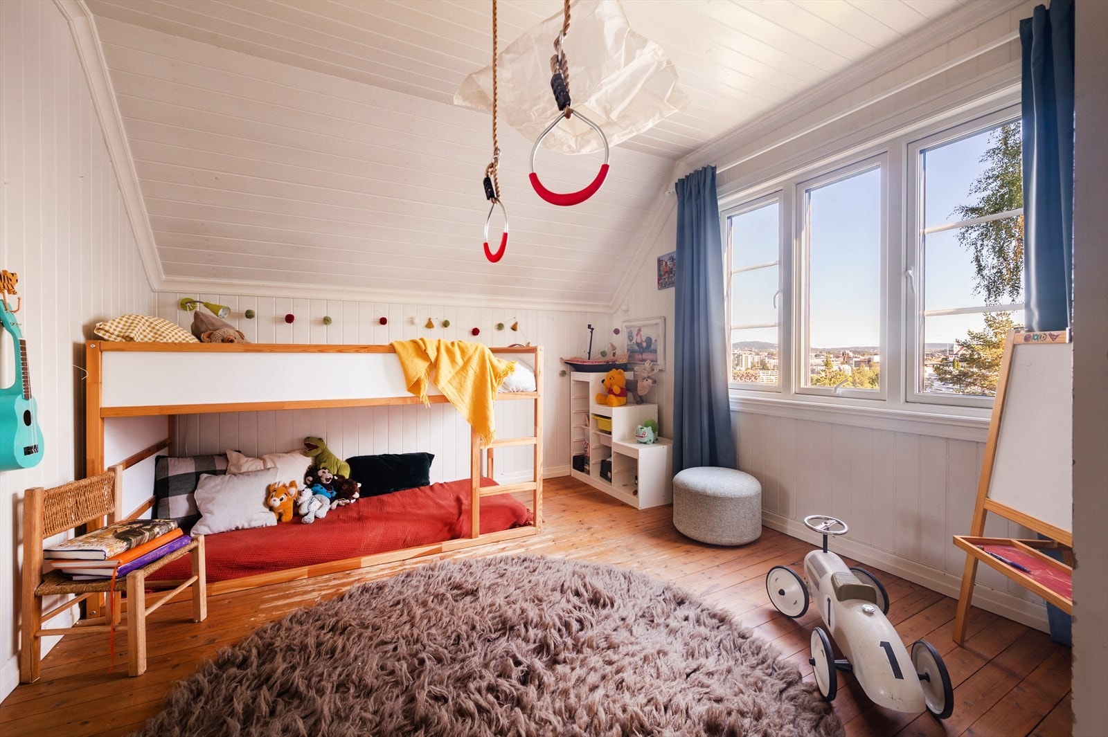 Herlig utsikt fra soverommet. Galleribilde