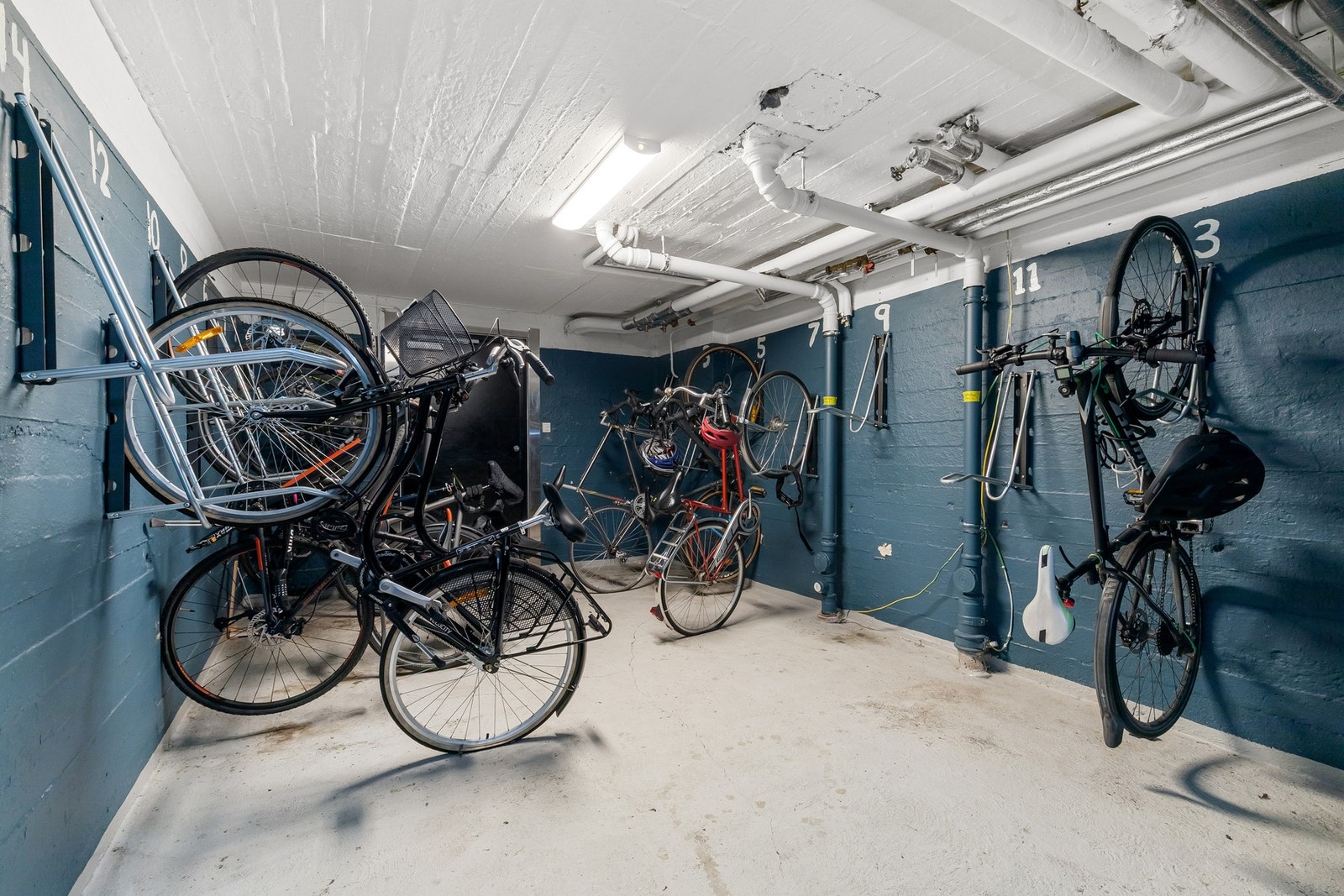 Det er også felles sykkelbod. Galleribilde