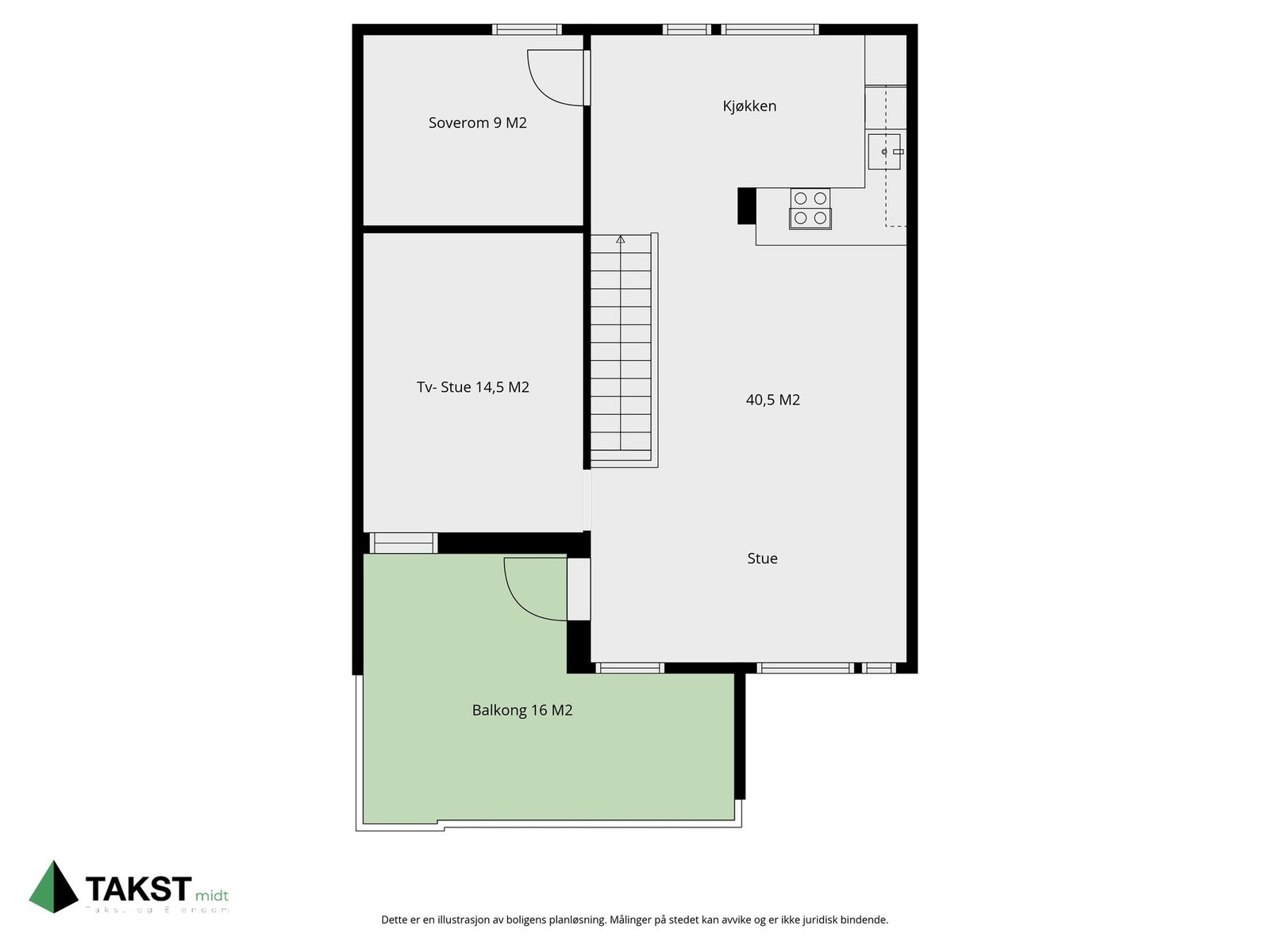 Planskisse 2. etasje Galleribilde