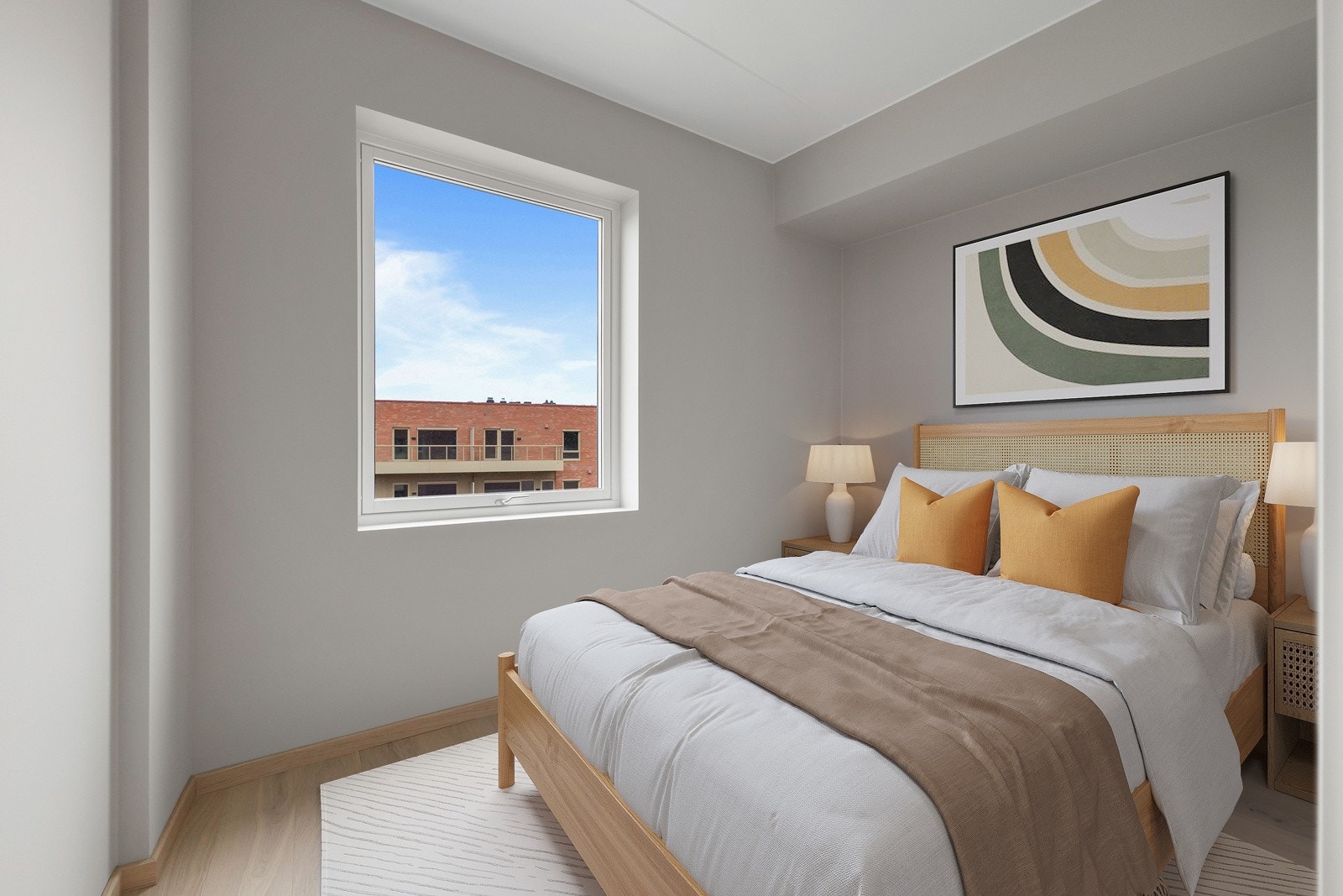 Lyst og innbydende soverom 2. Bildet er digitalt stylet - avvik vil forekomme. Galleribilde