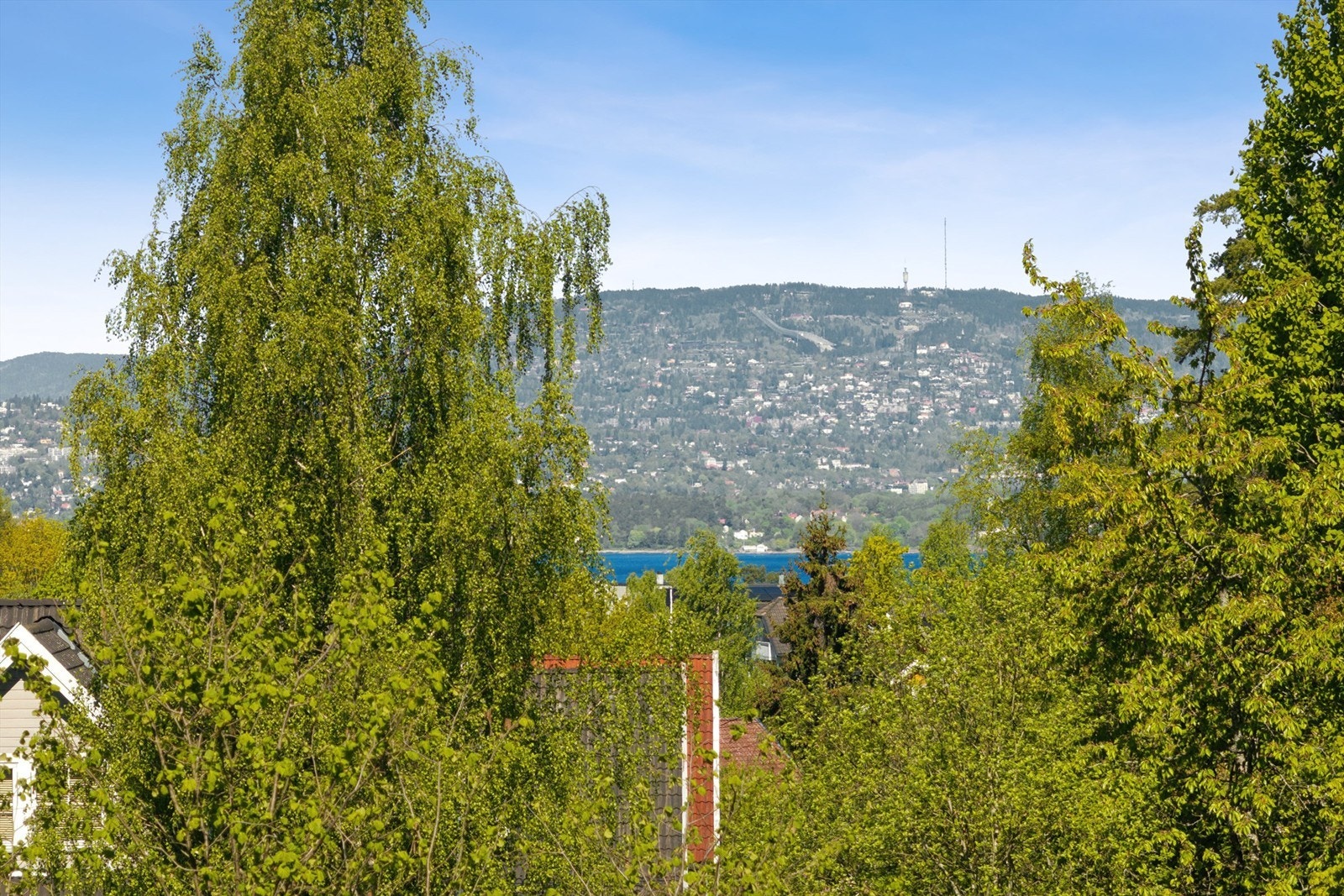 Sjøgløtt til bl.a. Holmenkollen Galleribilde