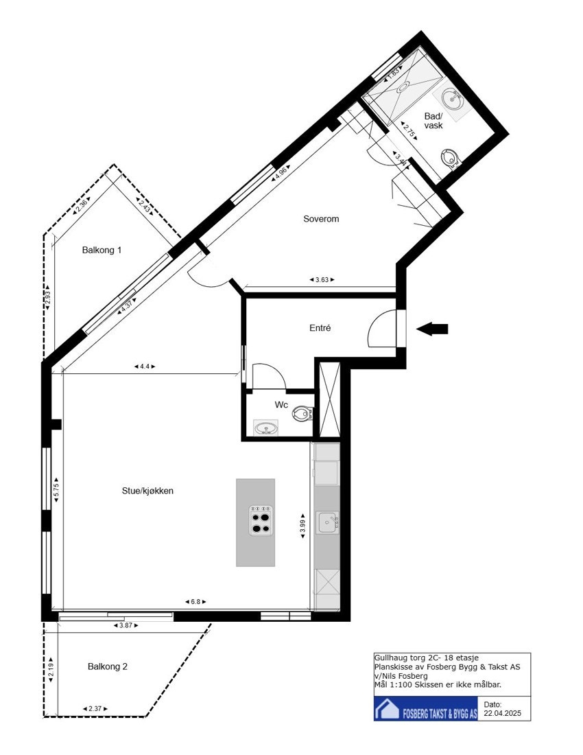 Plantegning. Galleribilde