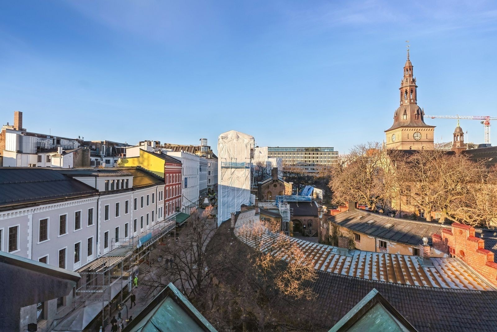 Lokalet har flott utsikt. Galleribilde