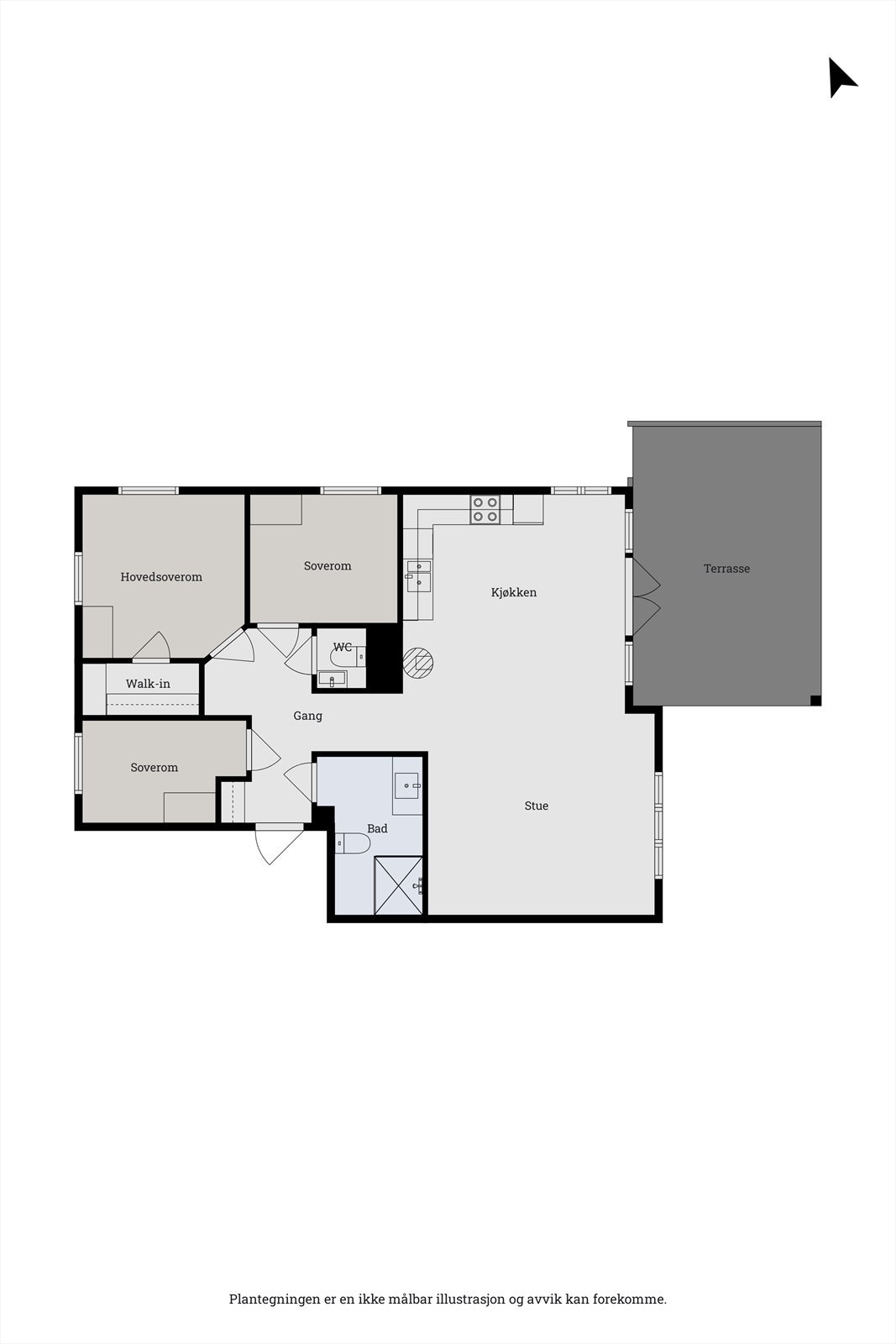 Plantegning Galleribilde