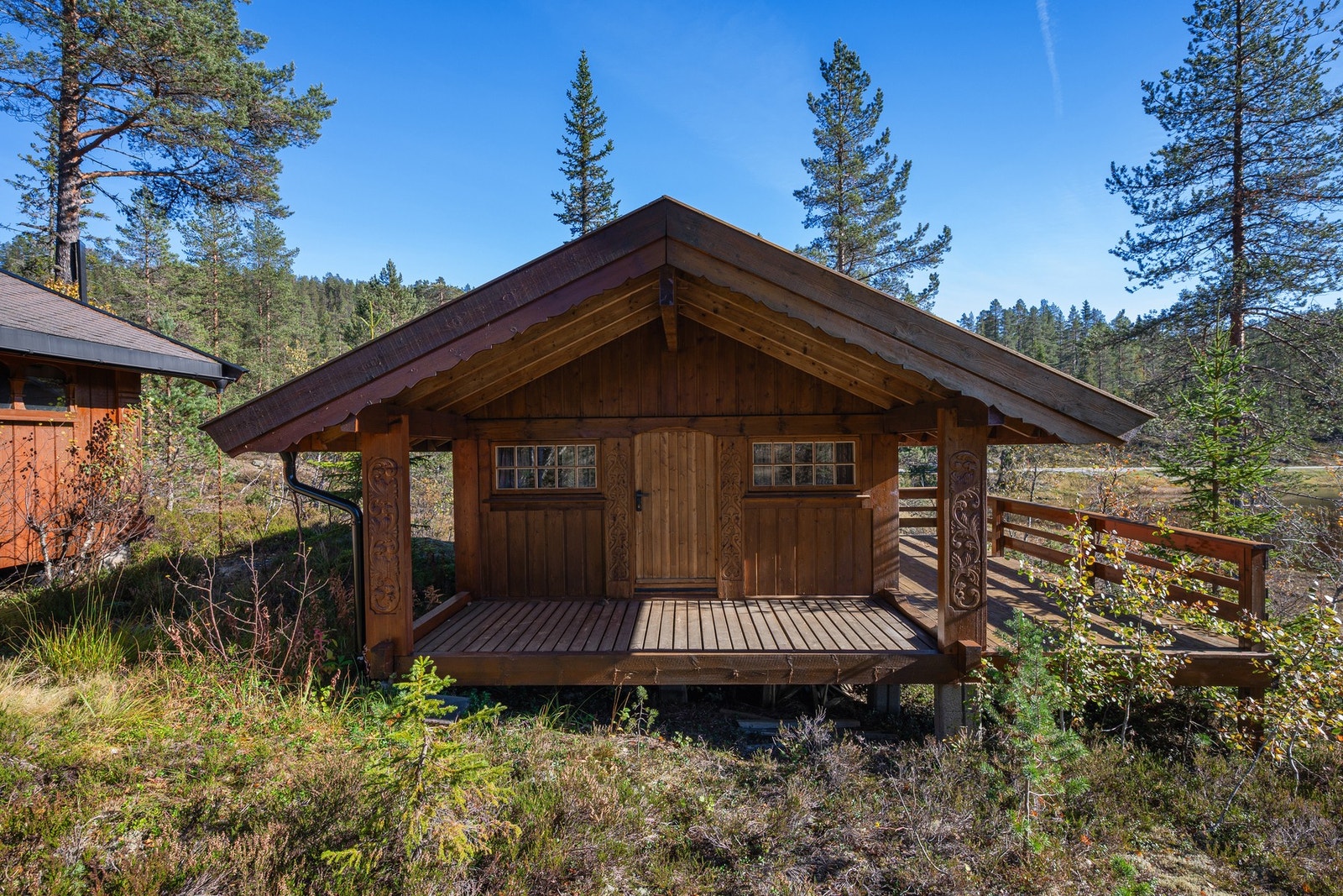 Fine utsmykninger ved inngangspartiet til annekset. Galleribilde