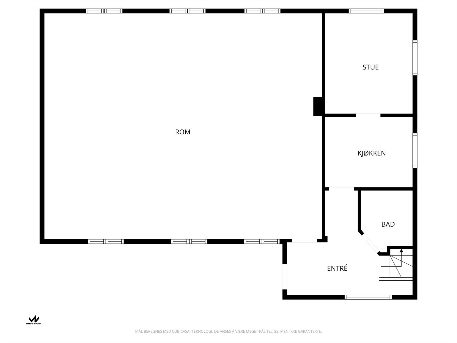 Plantegning 1.etasje. Galleribilde