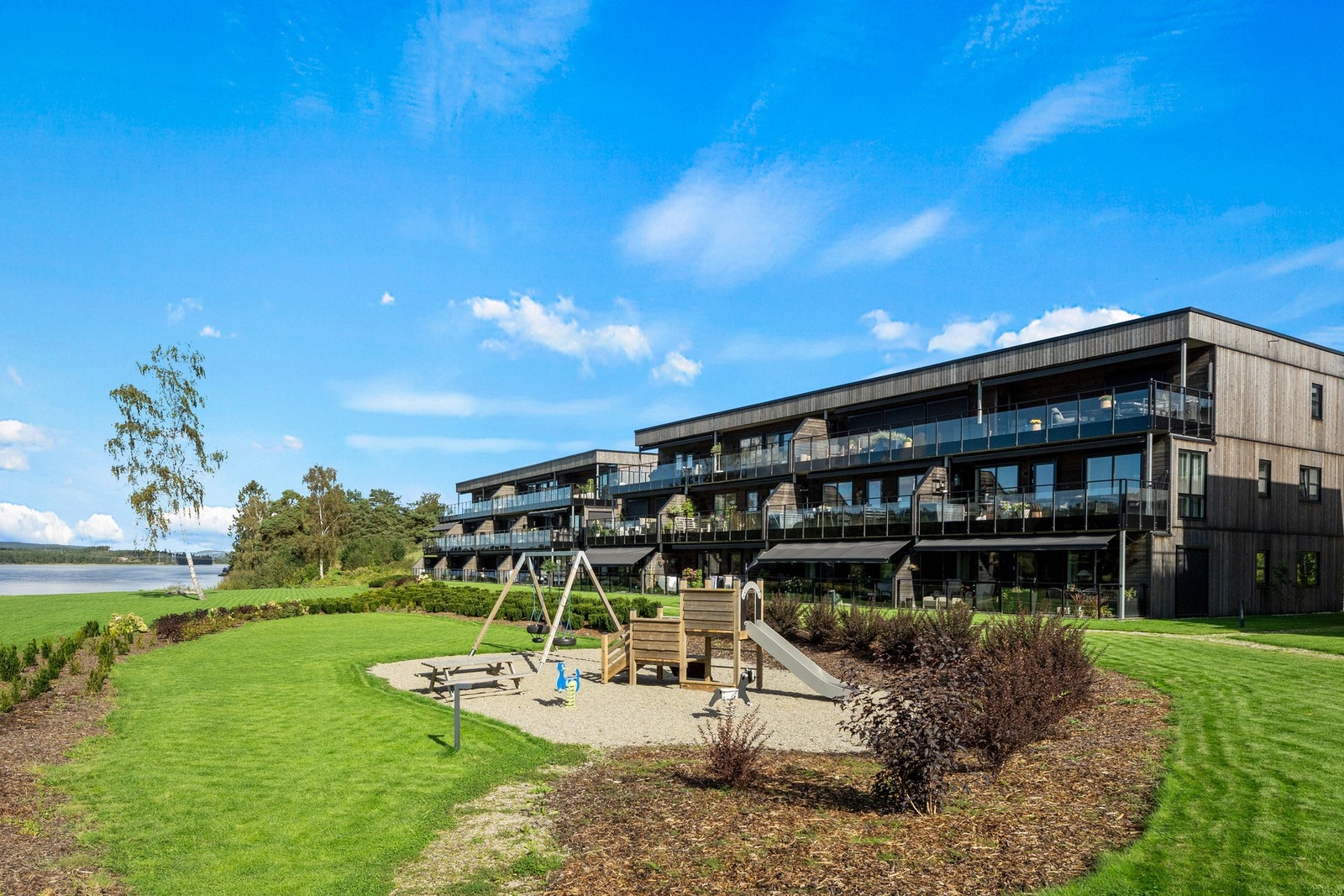 Borettslaget har fine fellesområder. Galleribilde