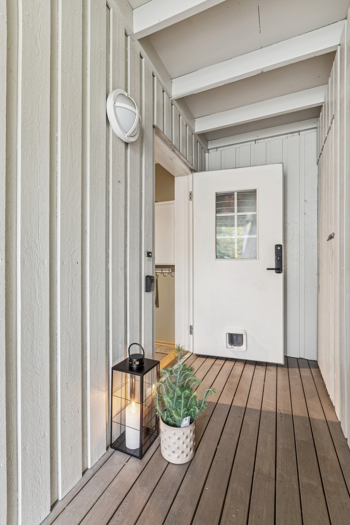 Overbygget inngangsparti. Galleribilde