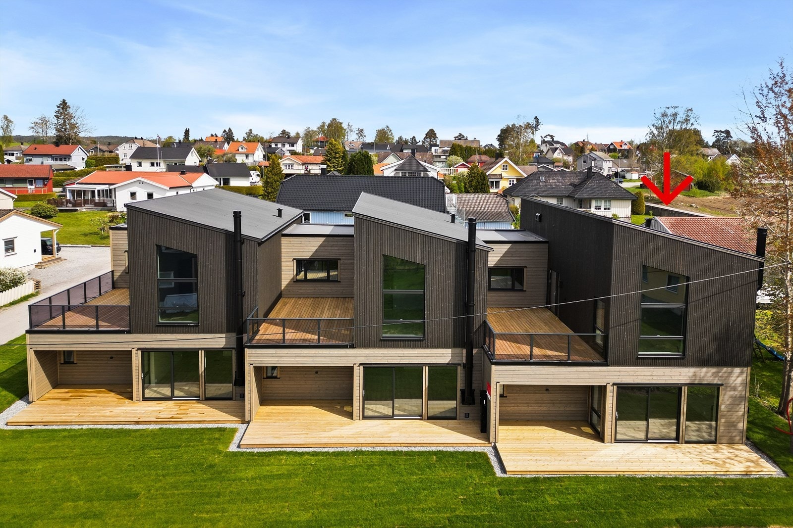 Fine uteplasser. Solrikt. Galleribilde