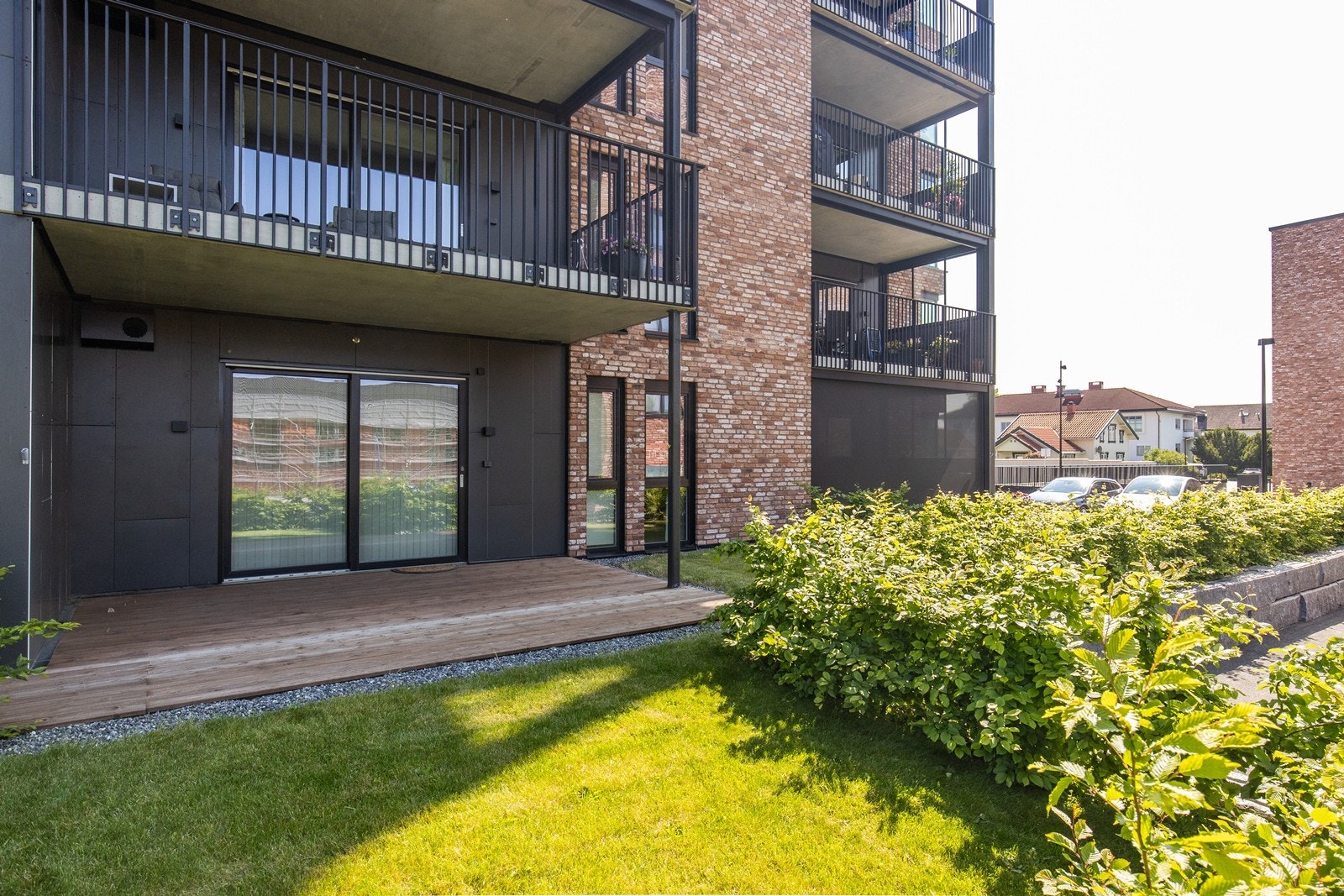 Fin markterrasse. Galleribilde