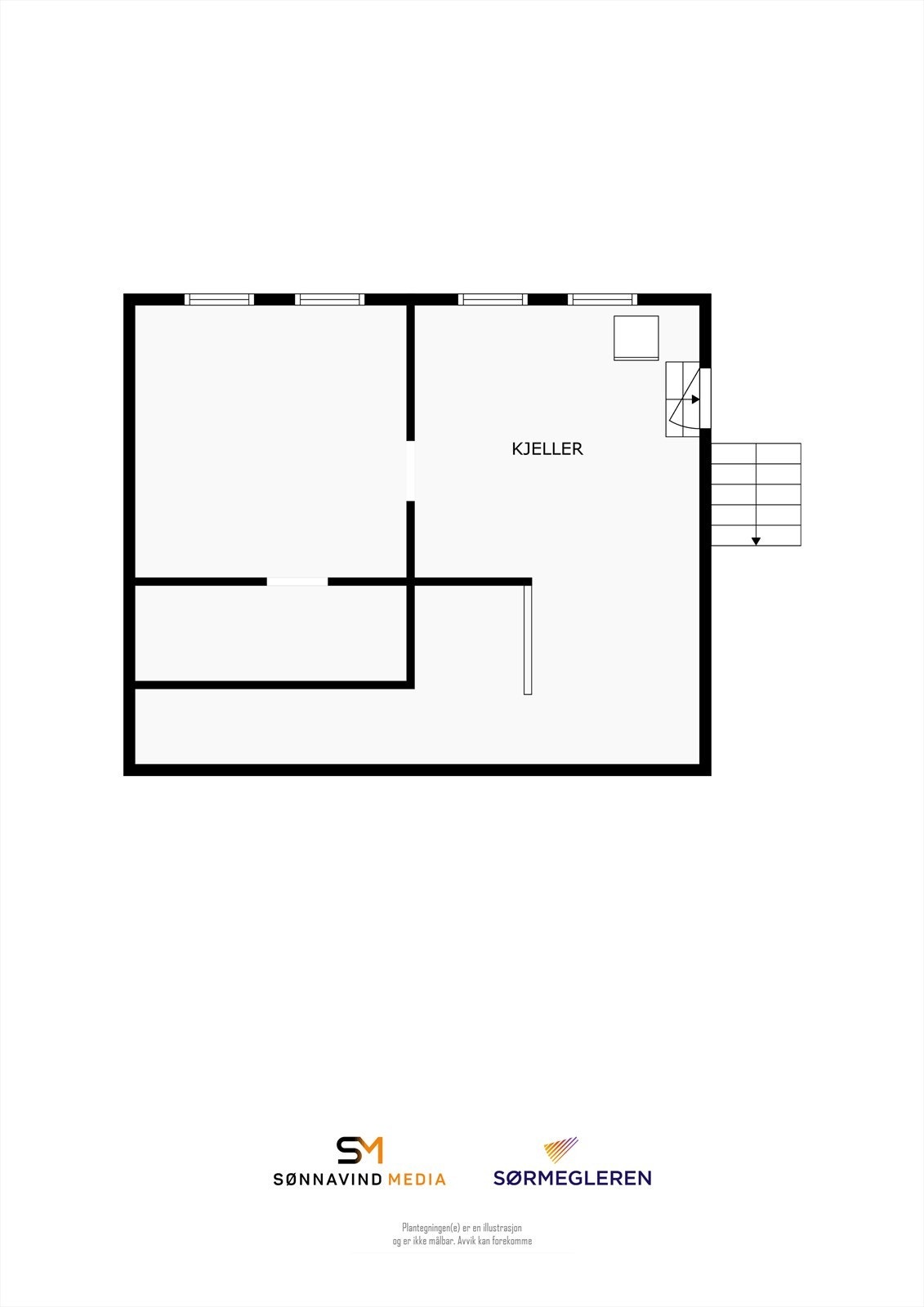 Plantegning kjeller Galleribilde