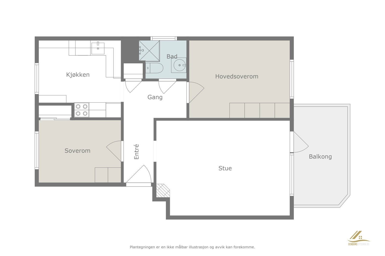 Plantegning Galleribilde