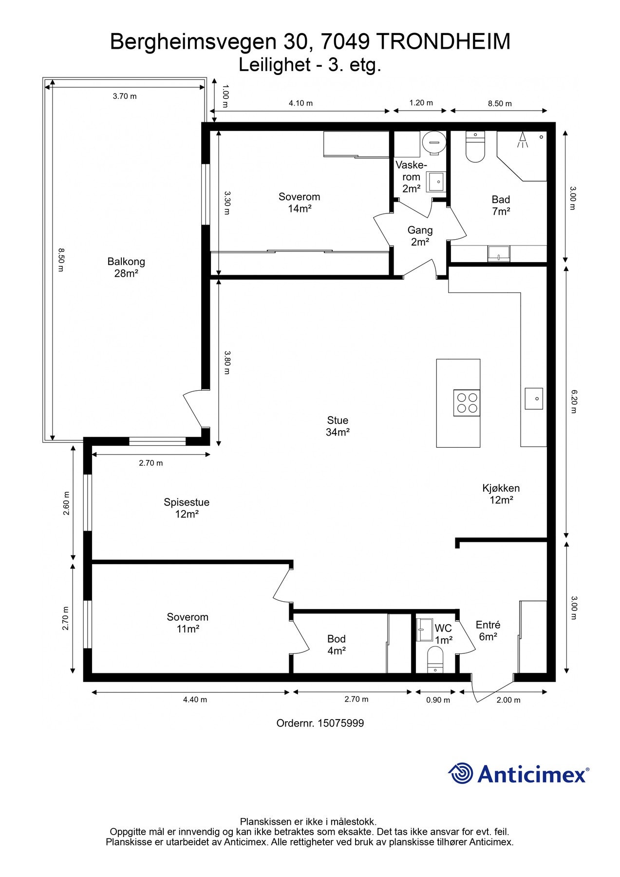 Gjør deg kjent med boligens planløsning før vi fortsetter presentasjonen. Galleribilde