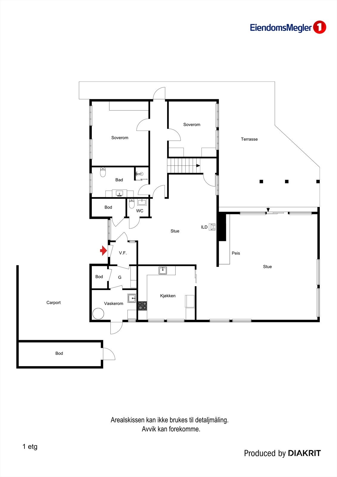 Plantegning Galleribilde