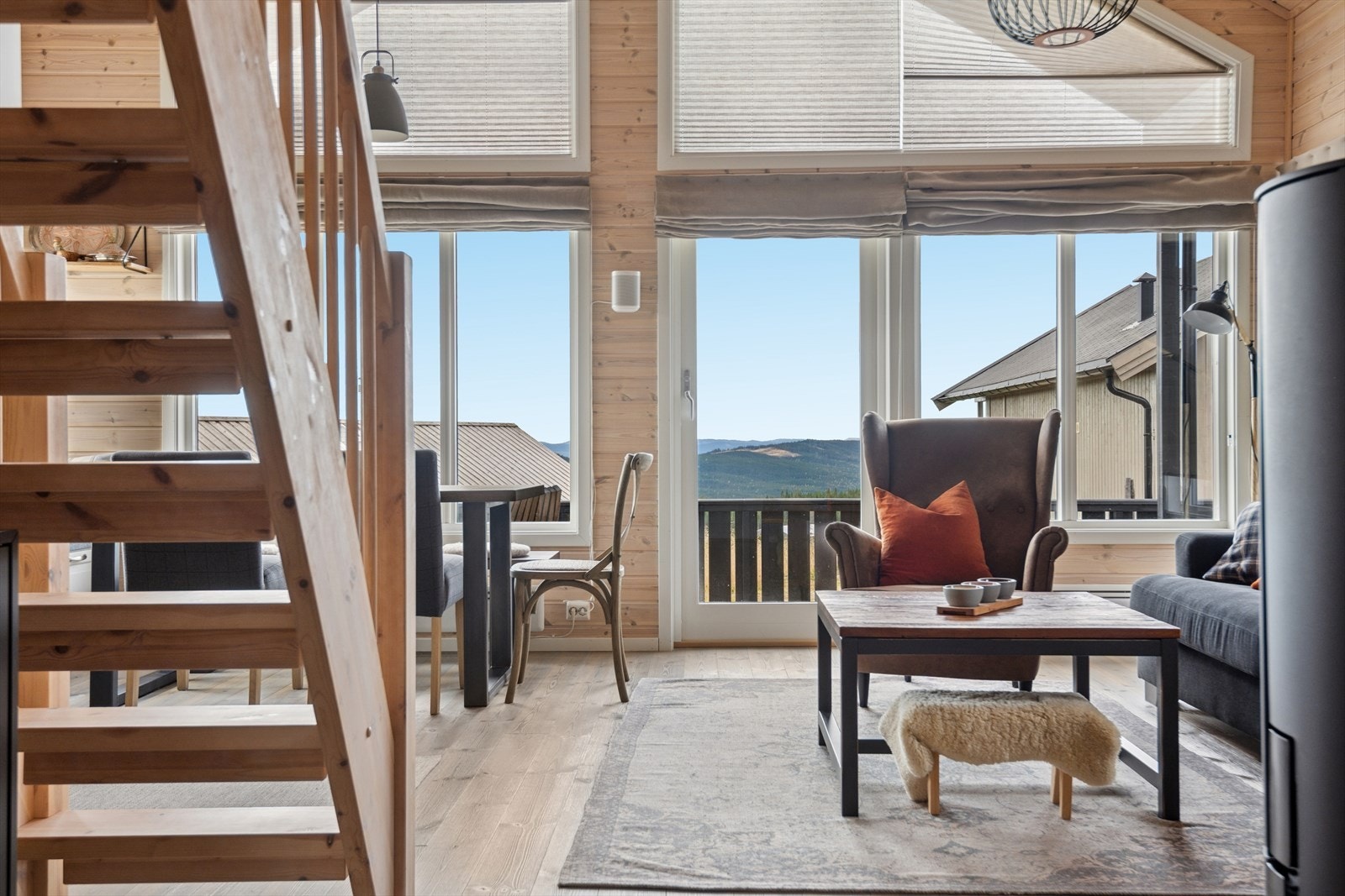 Flott utsikt fra stue. Galleribilde