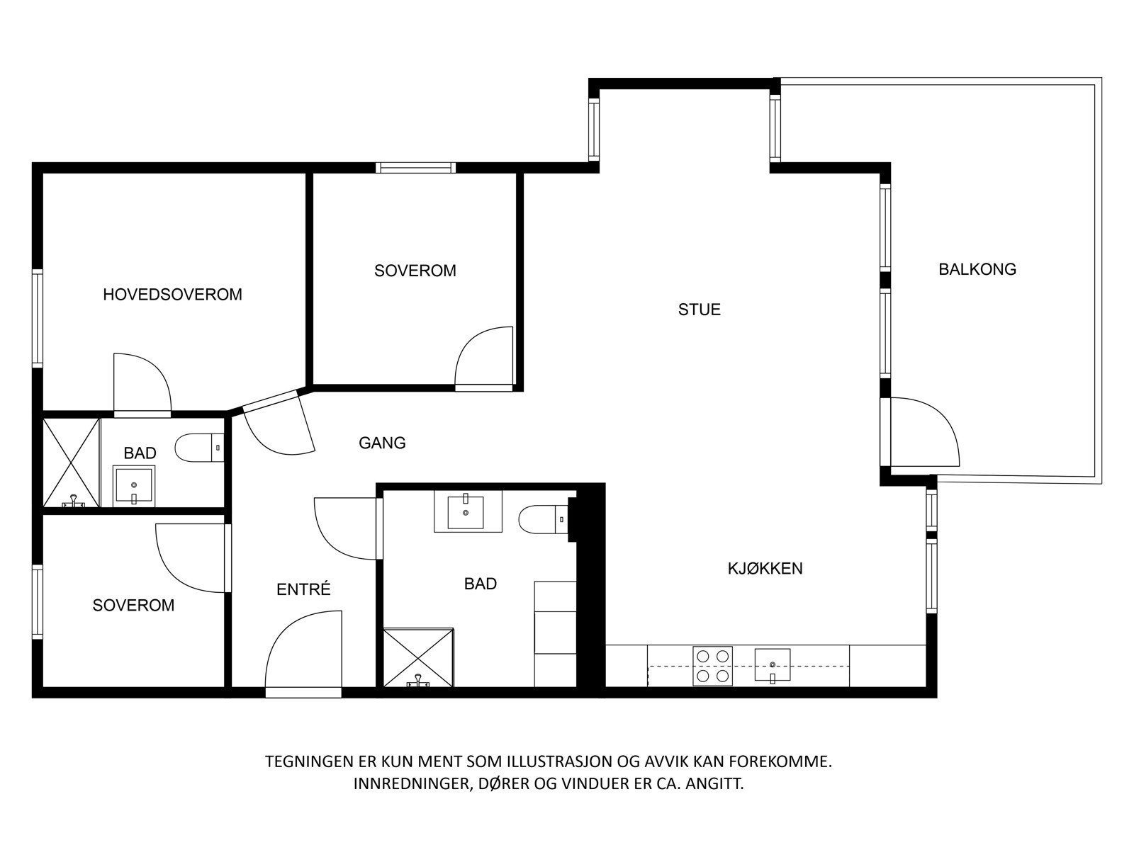 Plantegning - 2. etasje med heis Galleribilde
