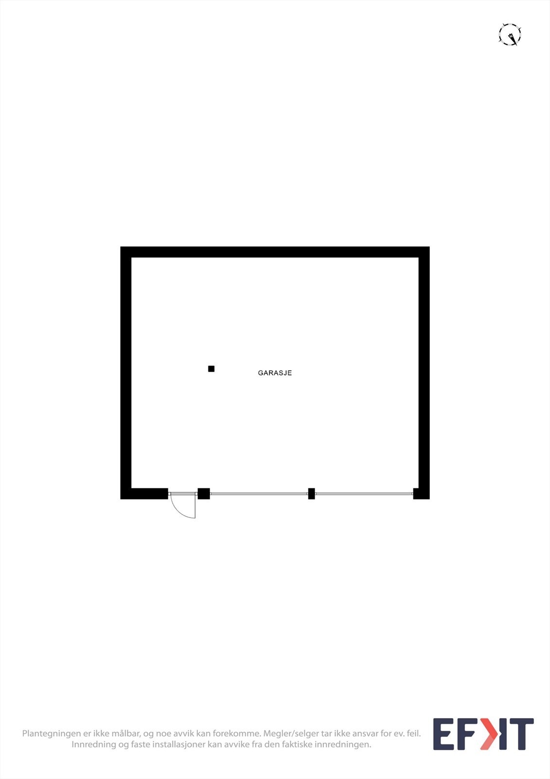 Plantegning garasje Galleribilde