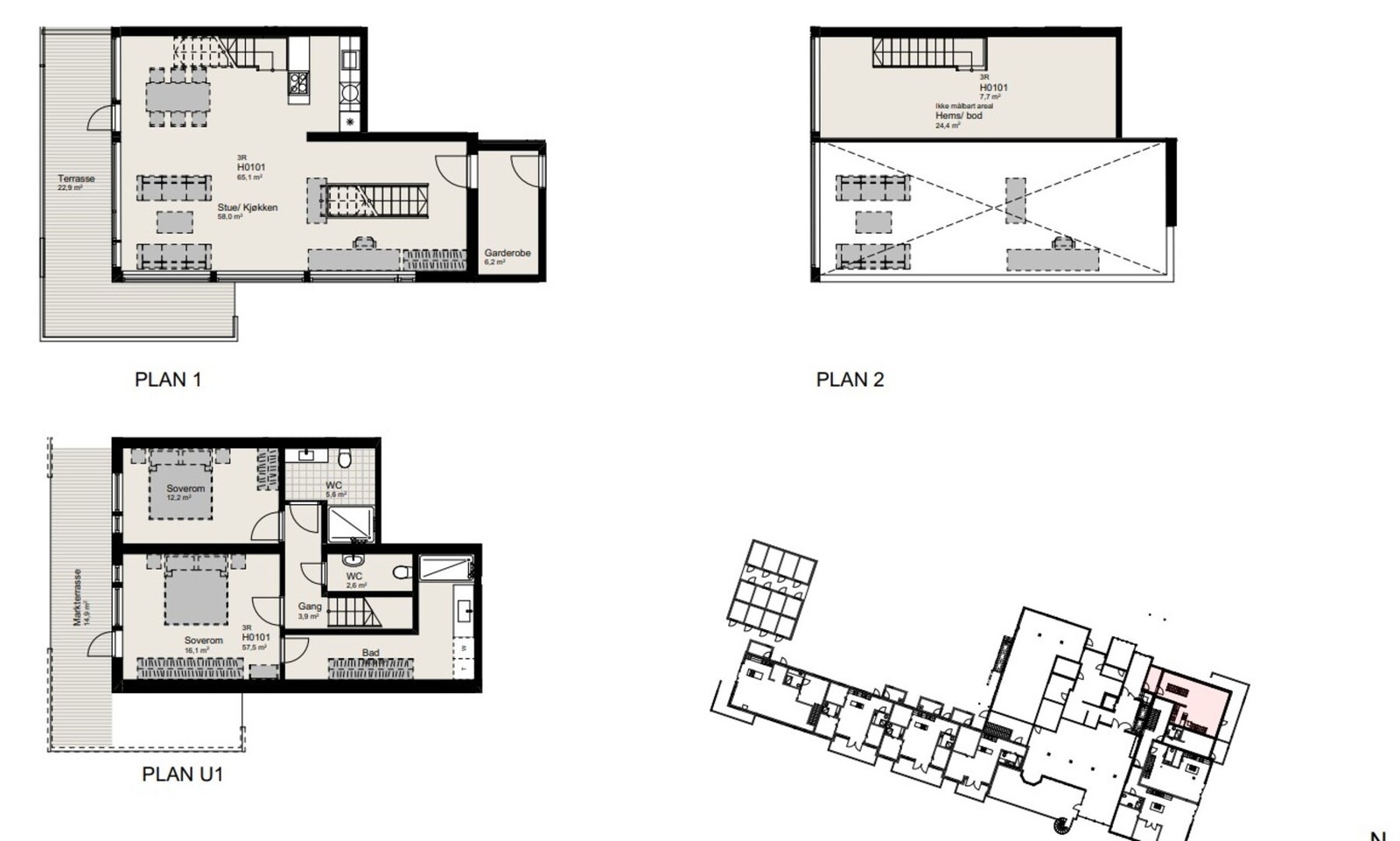 Plantegning. Galleribilde