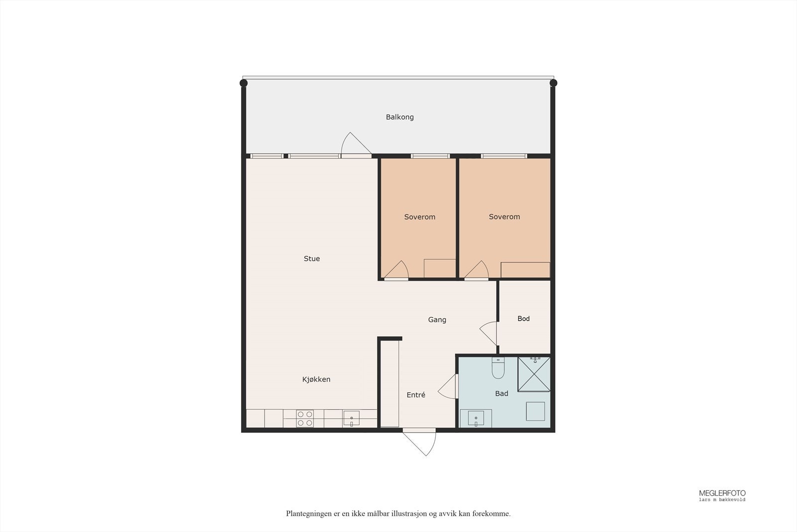 Plantegning Galleribilde