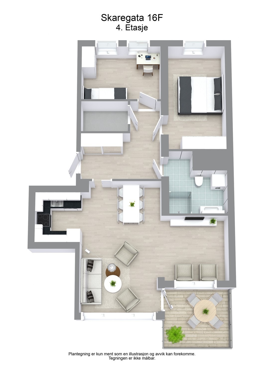 Plantegning Galleribilde