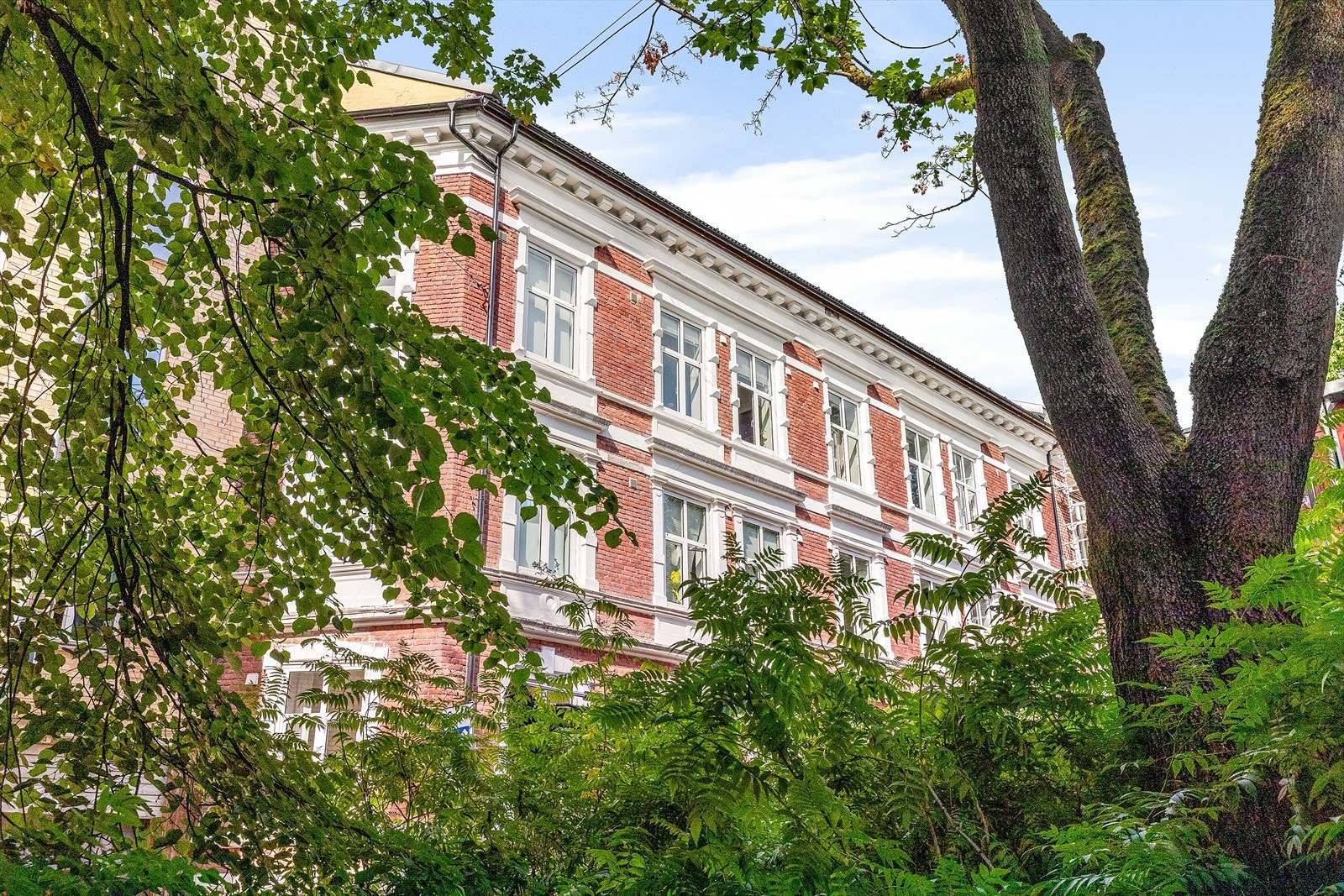 Byggets fasade. Galleribilde