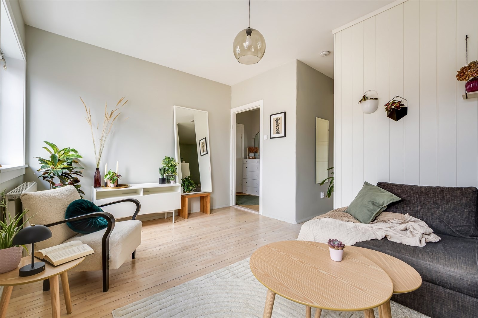 Leiligheten har en fin og fleksibel planløsning med flere innredningsmuligheter Galleribilde