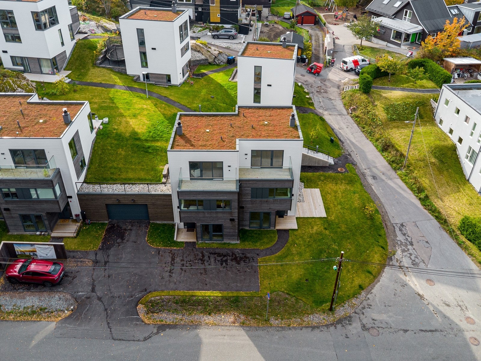 Pent opparbeidede fellesarealer i sameiet. Galleribilde