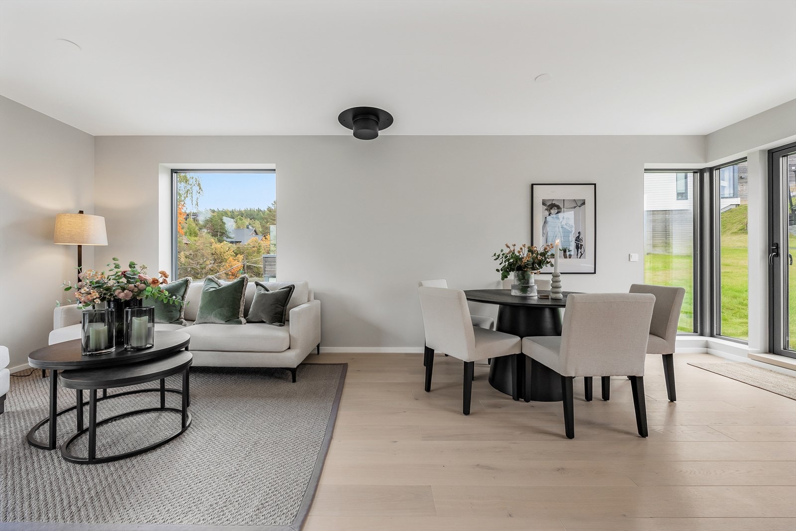 En innholdsrik halvpart tomannsbolig ferdigstilt i 2025. Galleribilde