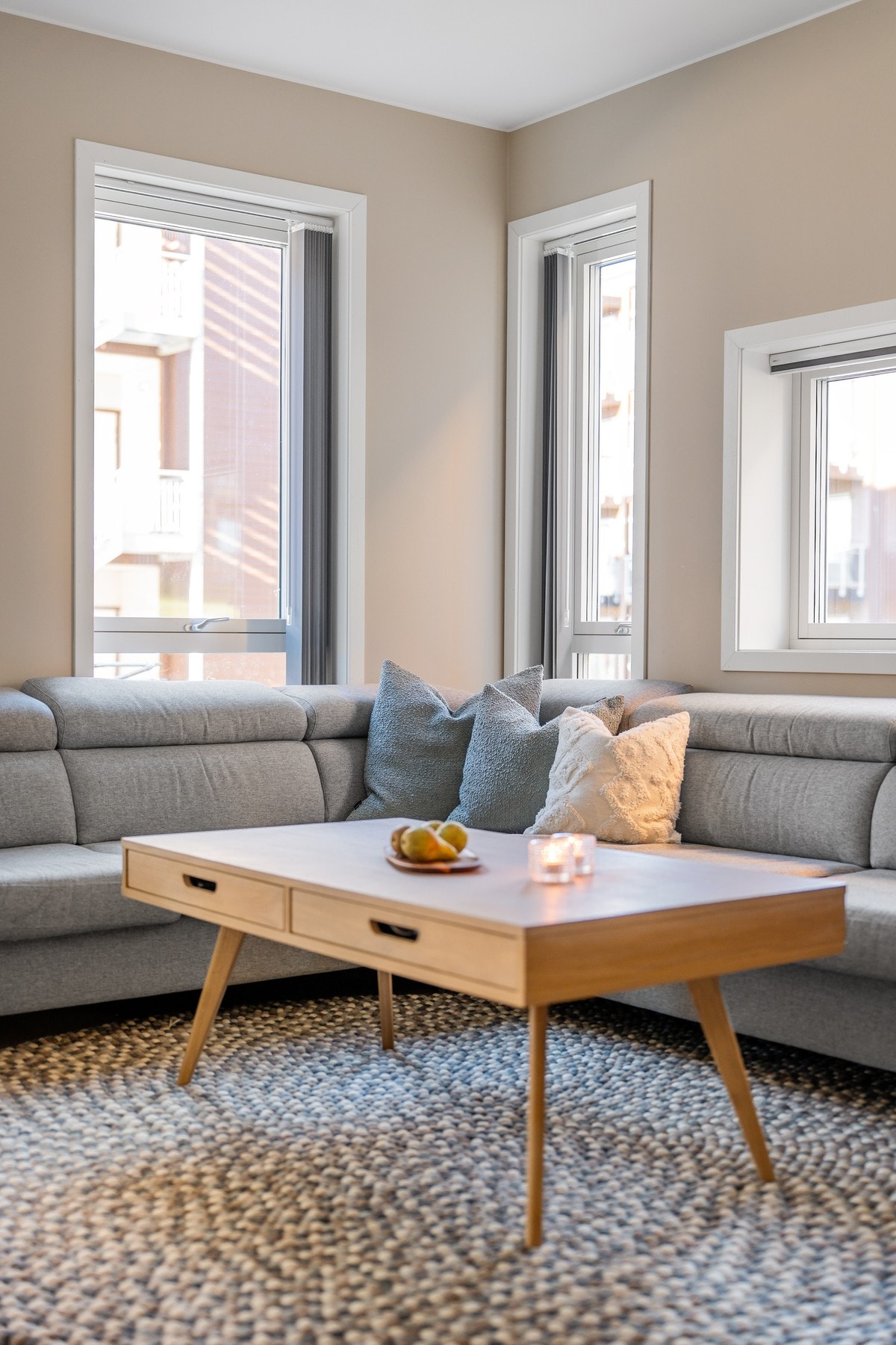 Stue/kjøkken er utstyrt med dimmere. Galleribilde