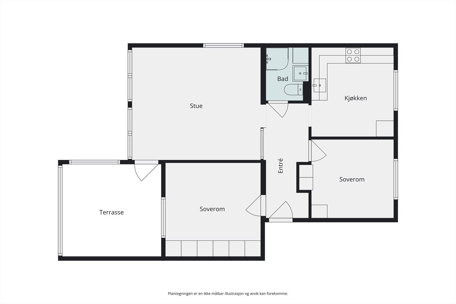 Plantegning Galleribilde