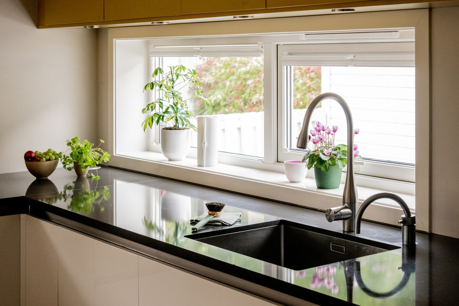 Quooker med 3l tank og komfyrvakt er montert. Galleribilde