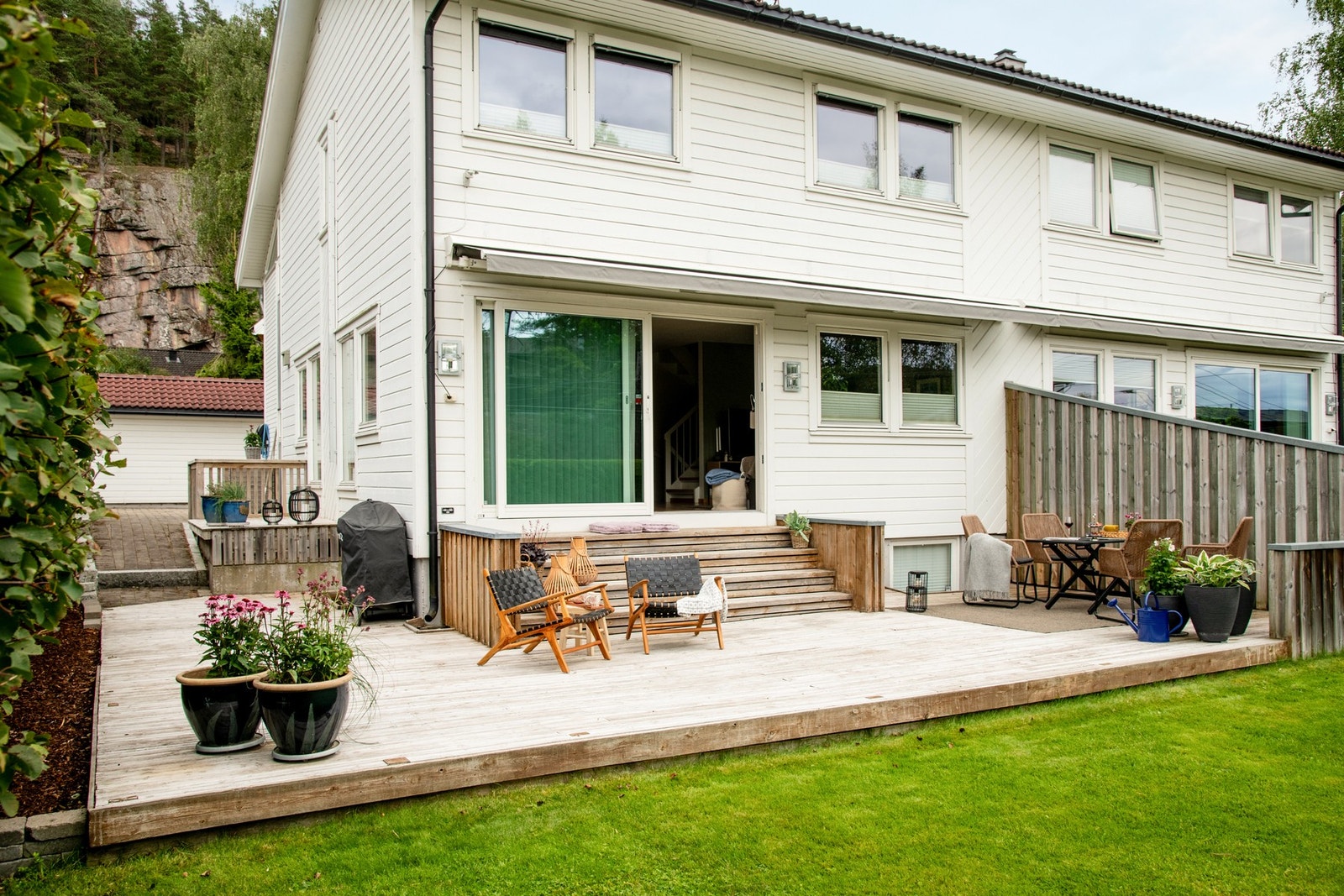 Sommerbilde terrasse Galleribilde