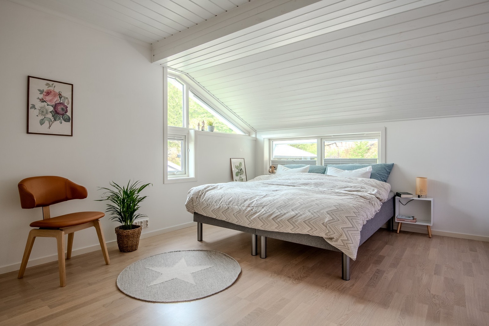 Boligen har fire soverom i 2.etasje. Galleribilde