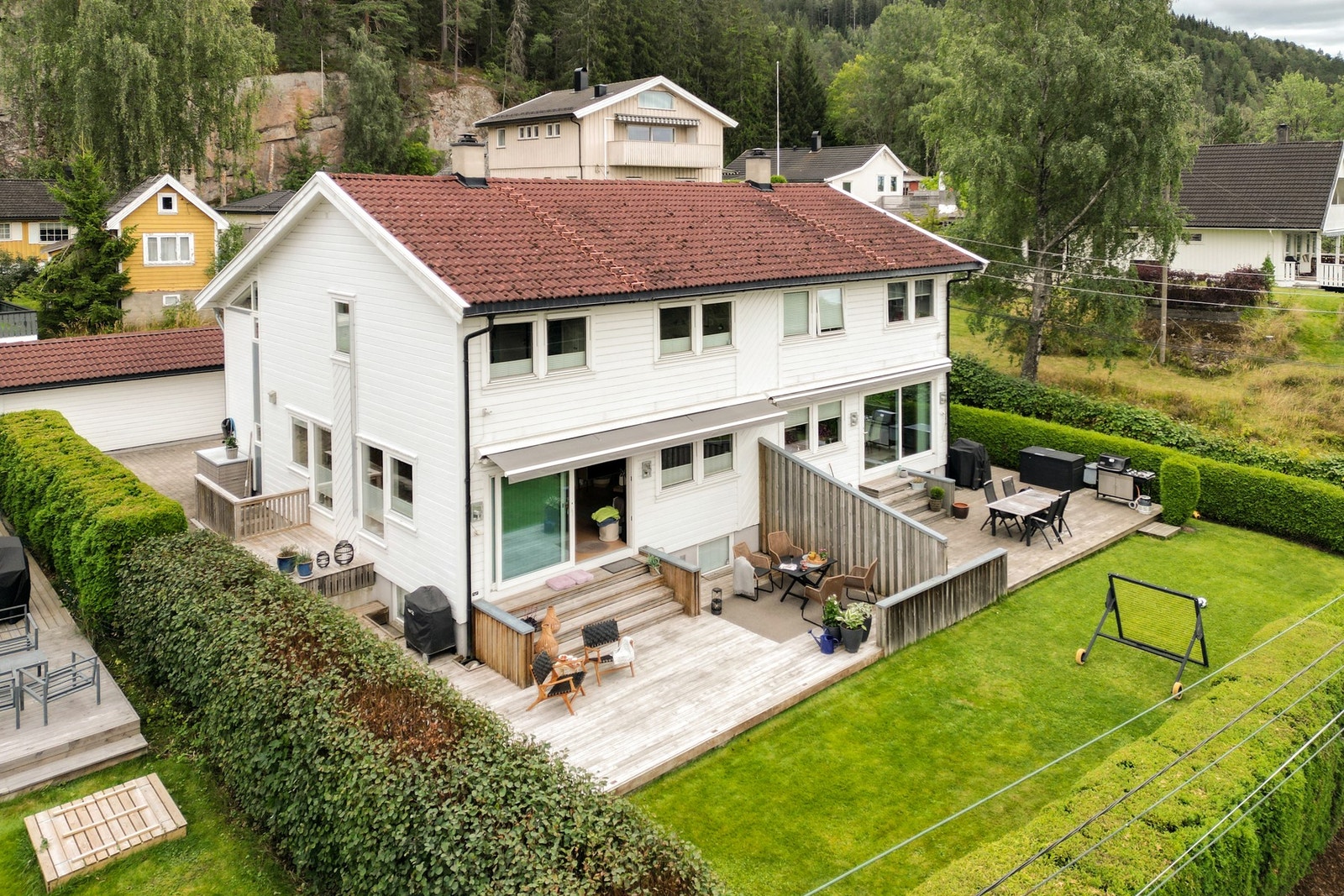 Sommerbilde drone Galleribilde