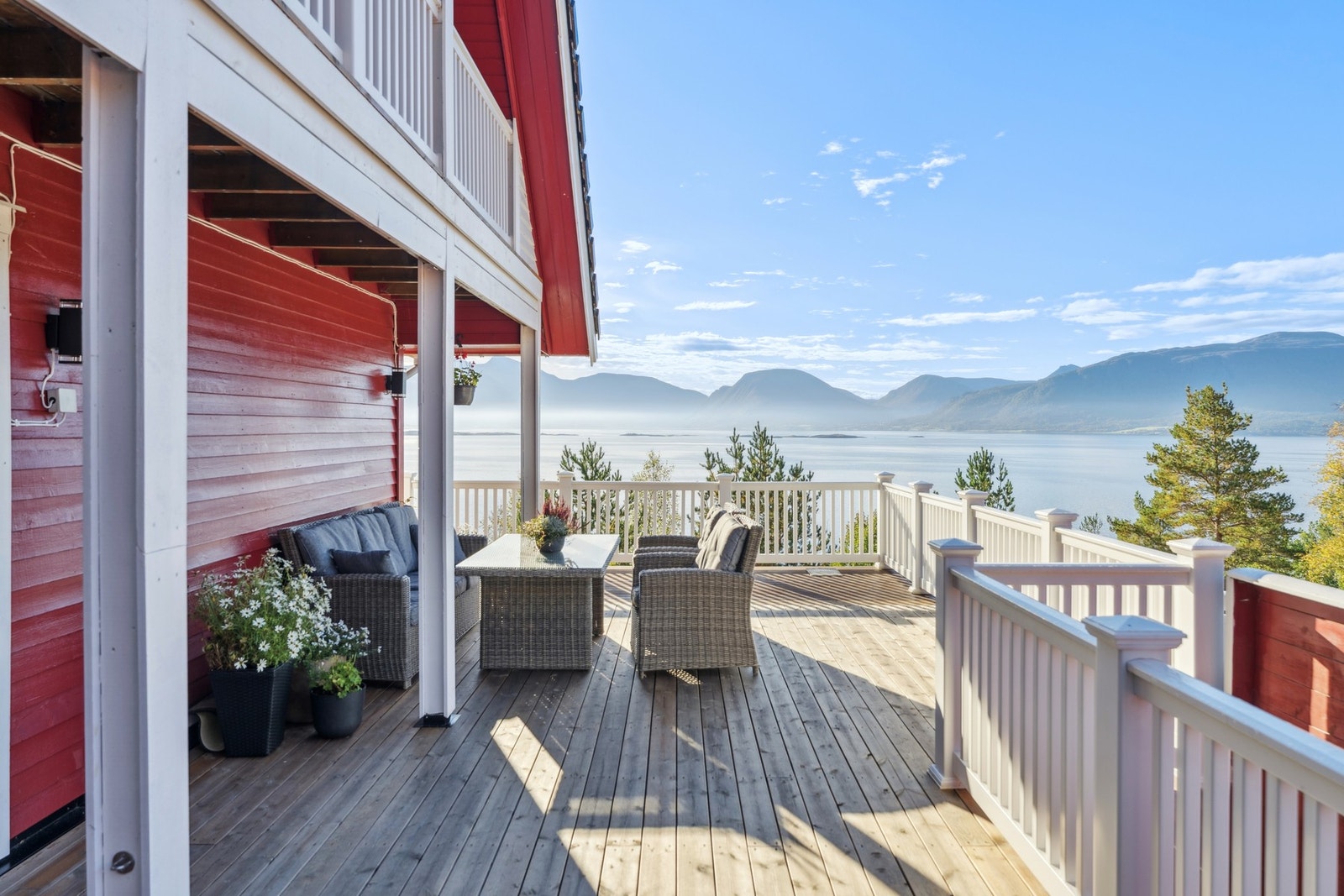 Terrasse og utsikt Galleribilde