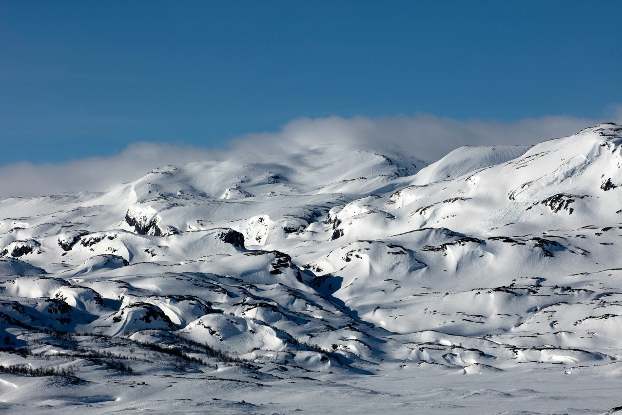 Bilder fra Haukeli vinter Galleribilde