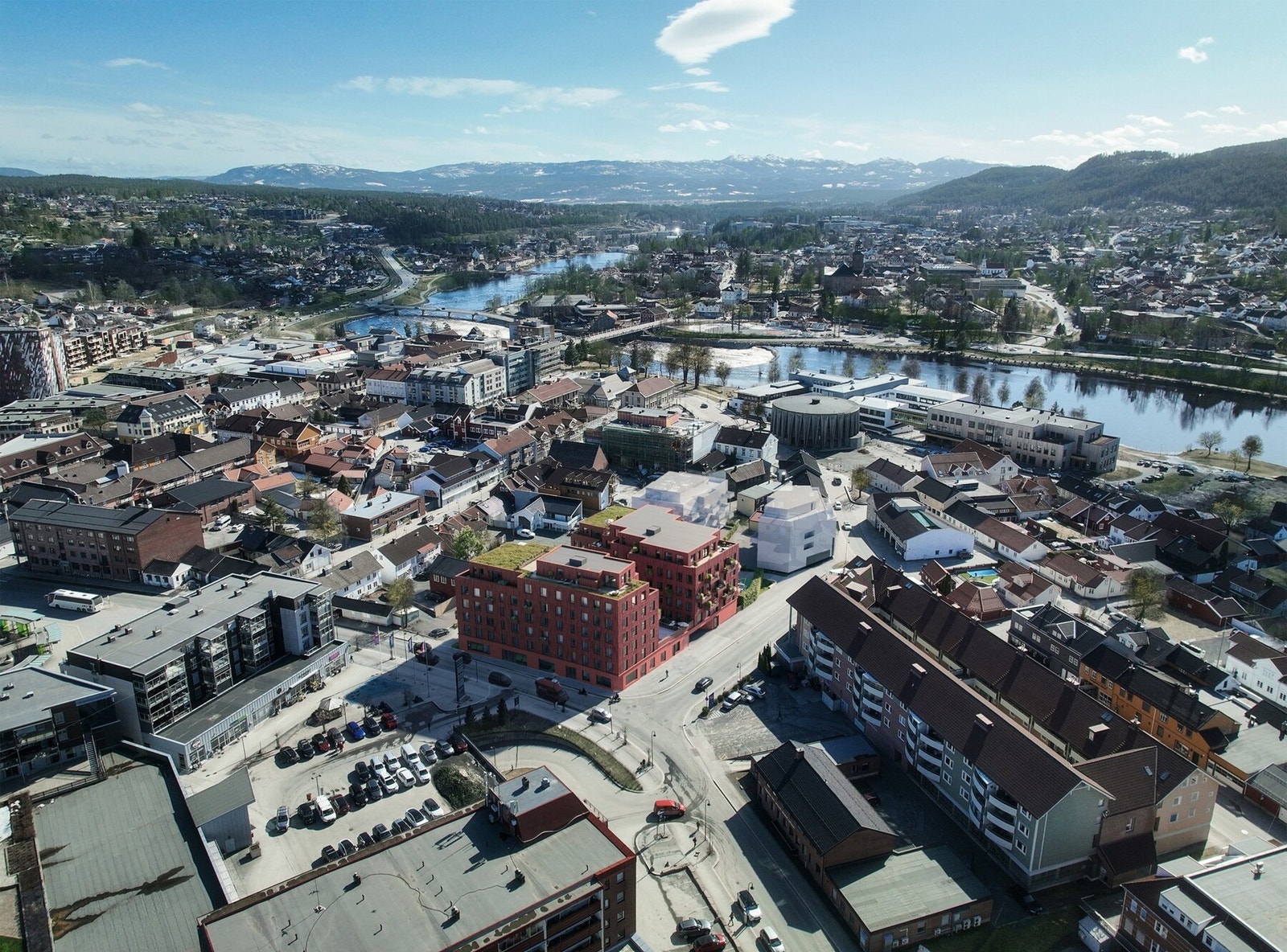 Leiligheten ligger svært usjenert til og har en god intern beliggenhet. Galleribilde