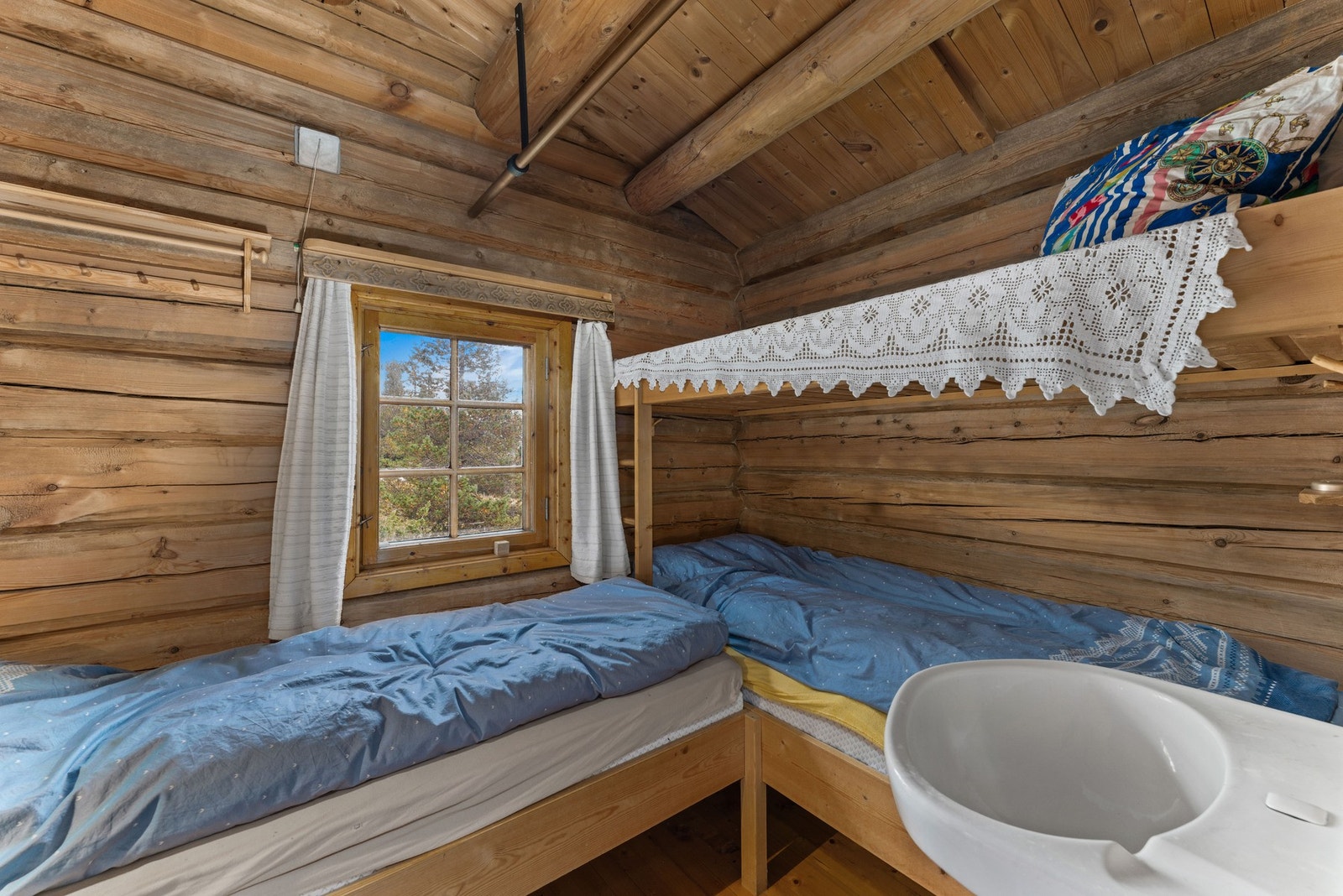 I hytta er det to soverom med totalt 5 sengeplasser. Galleribilde