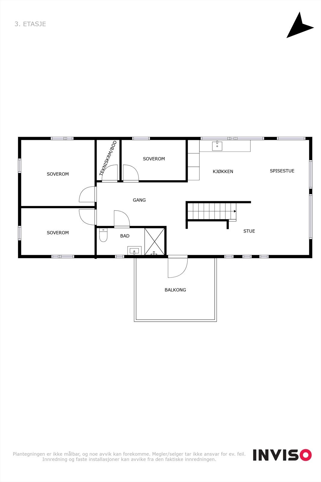 2 etg. - Plantegning Galleribilde