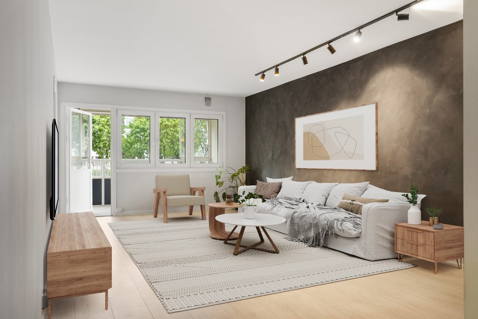 Stue - digitalt stylet Galleribilde