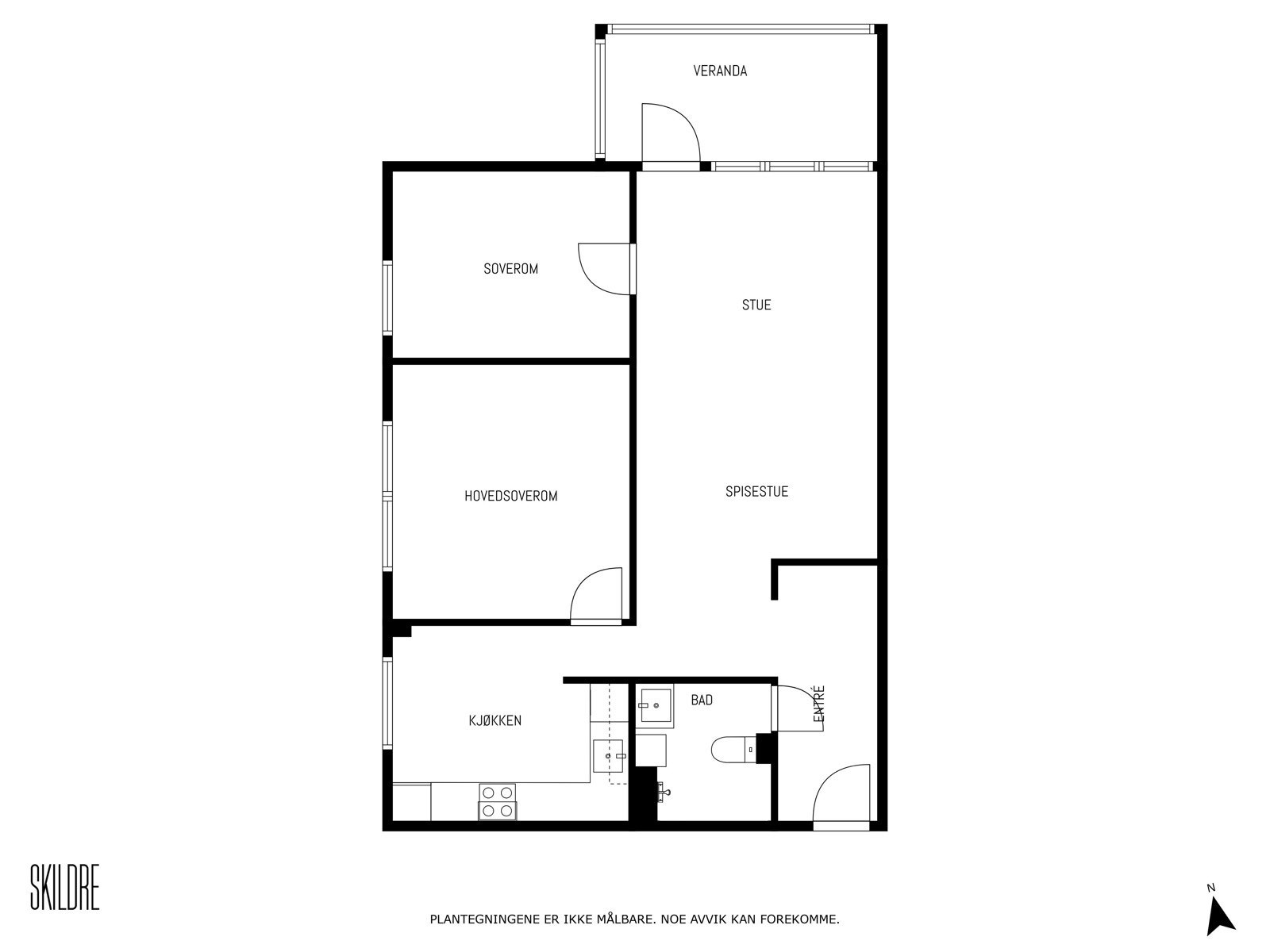 Plantegning Galleribilde