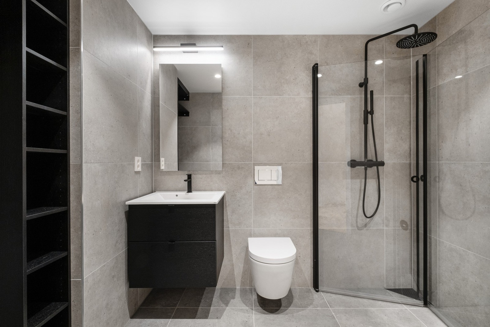 Helt nytt og moderne bad. Galleribilde