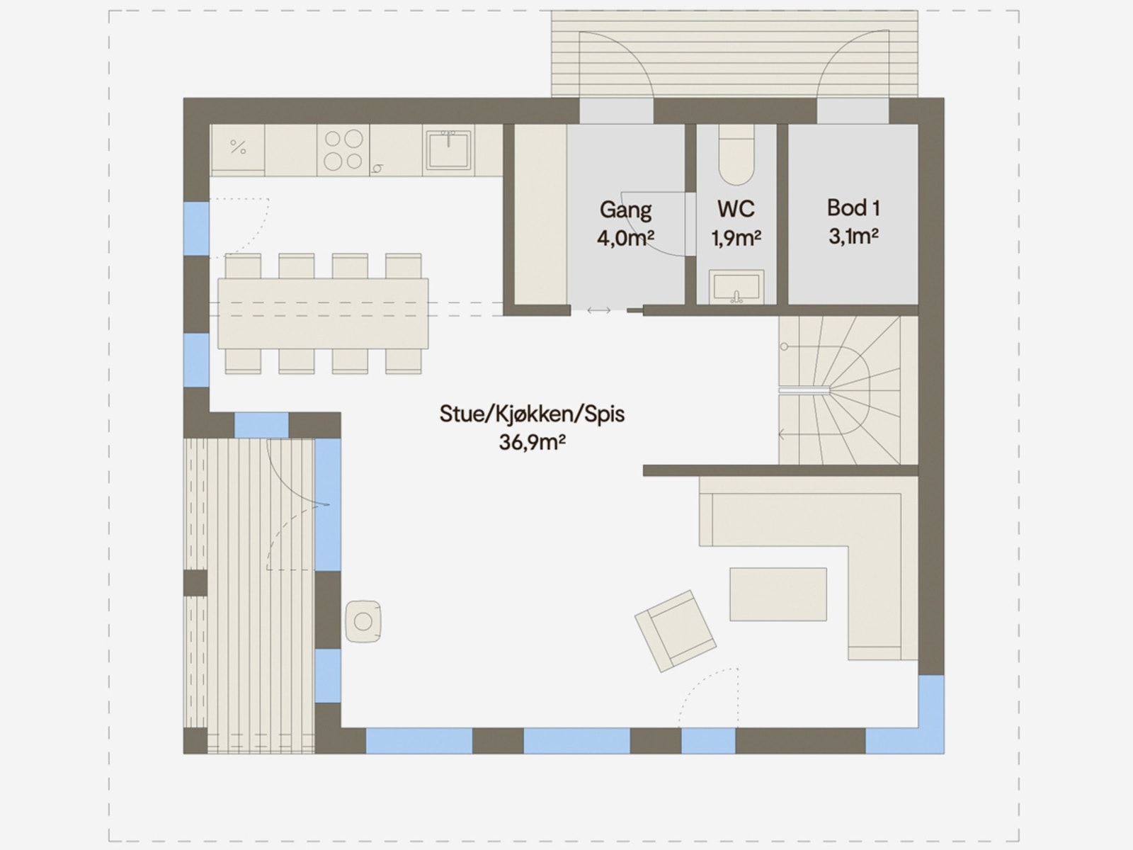 Plantegning Galleribilde