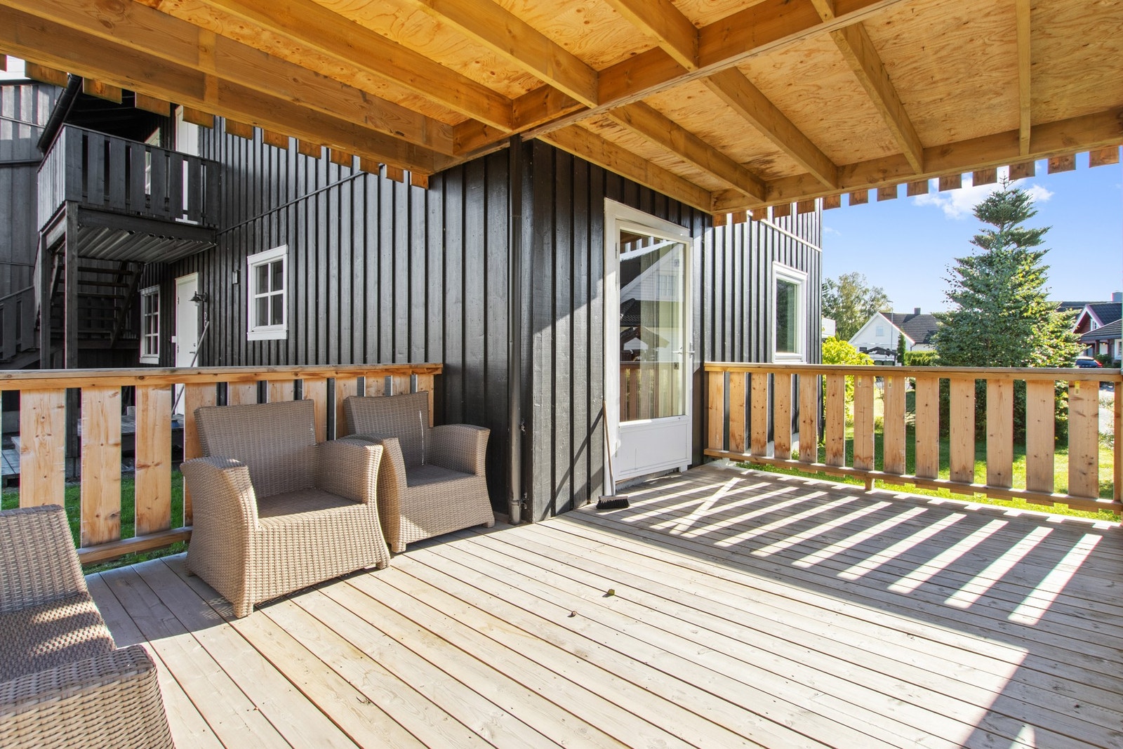 Stor terrasse Galleribilde